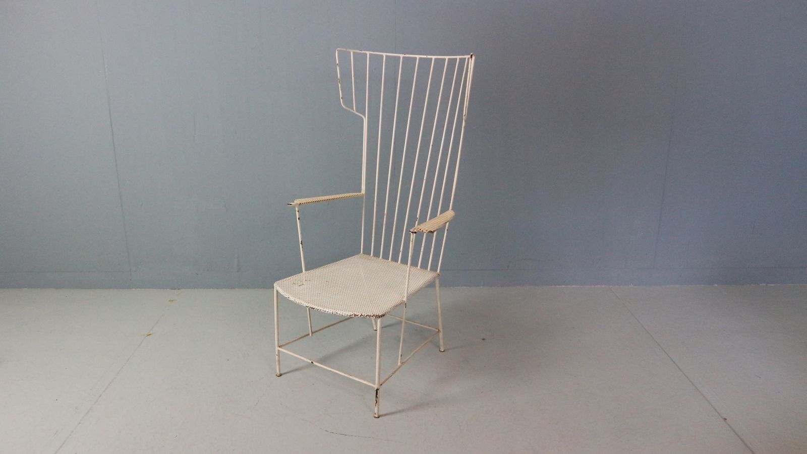 Rare Lyra Iron Armchair By Anna Lülja Praun & Thomas Lauterbach Sonett photo Furniture