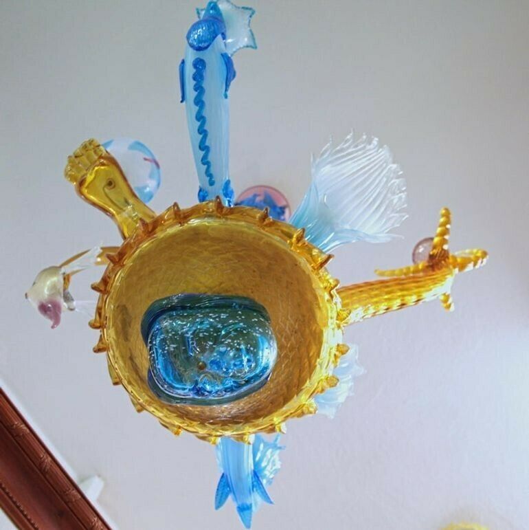 photo for sale Pino Signoretto, Last Judgement Hyeronimus Bosch Chandelier