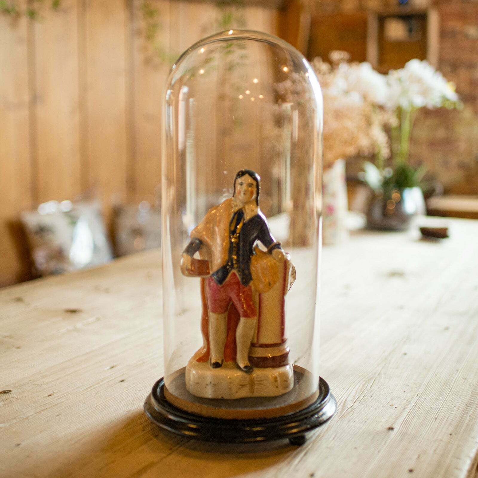 Medium Antique Taxidermy Dome, English, Glass Display Showcase, Edwardian, 1910 photo furniture