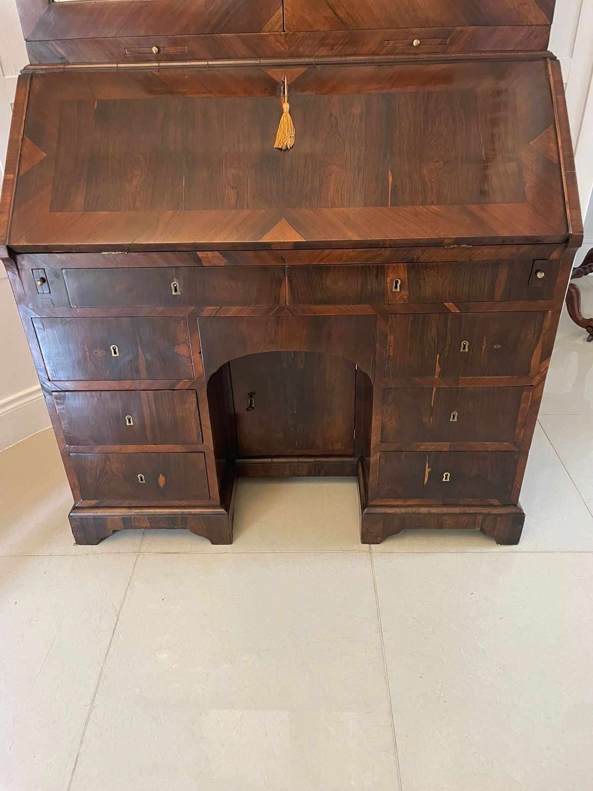 Antique 18th Century Rosewood Bureau Bookcase photo buy