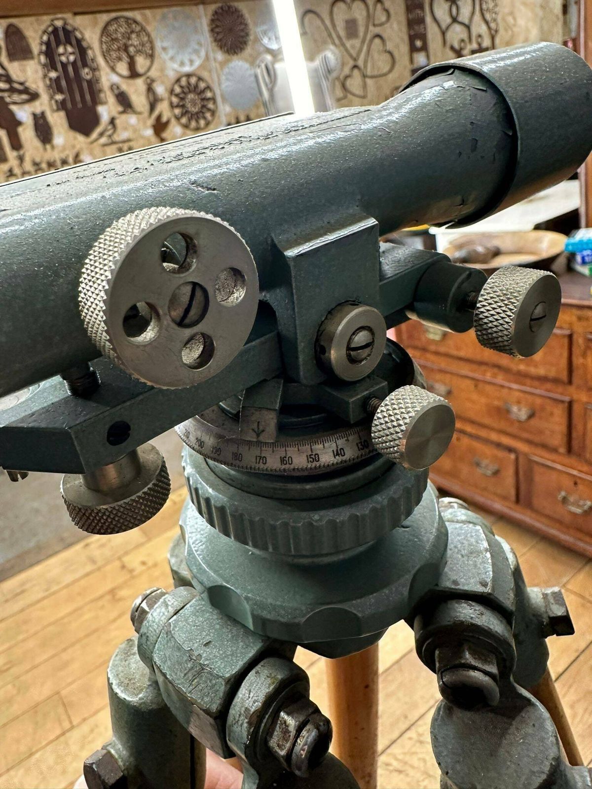 Antique Hall Brothers Theodolite Surveying Instrument Industrial photo buy