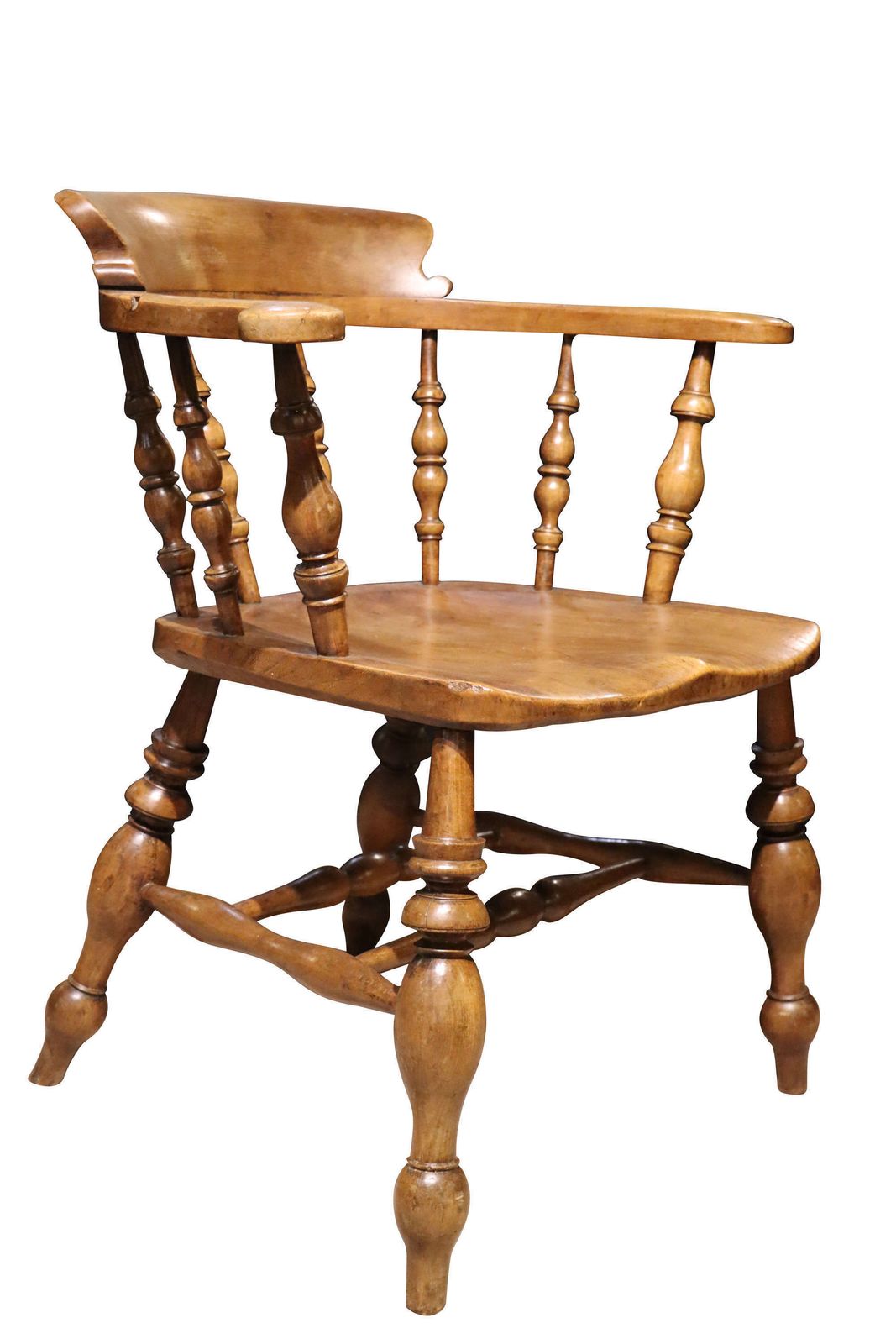Smokers Bow Club Armchair, 1800s photo for sale