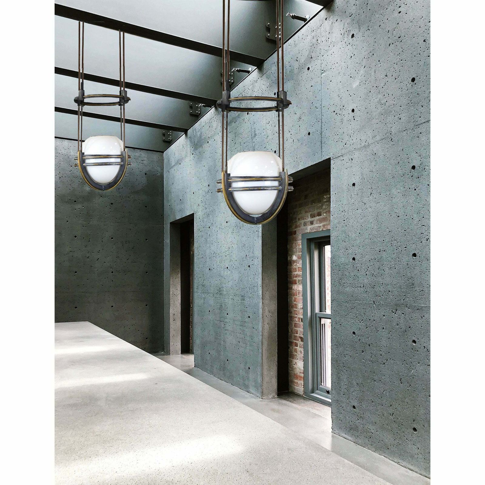 Large Art Deco Style Suspended Lighting photo for sale