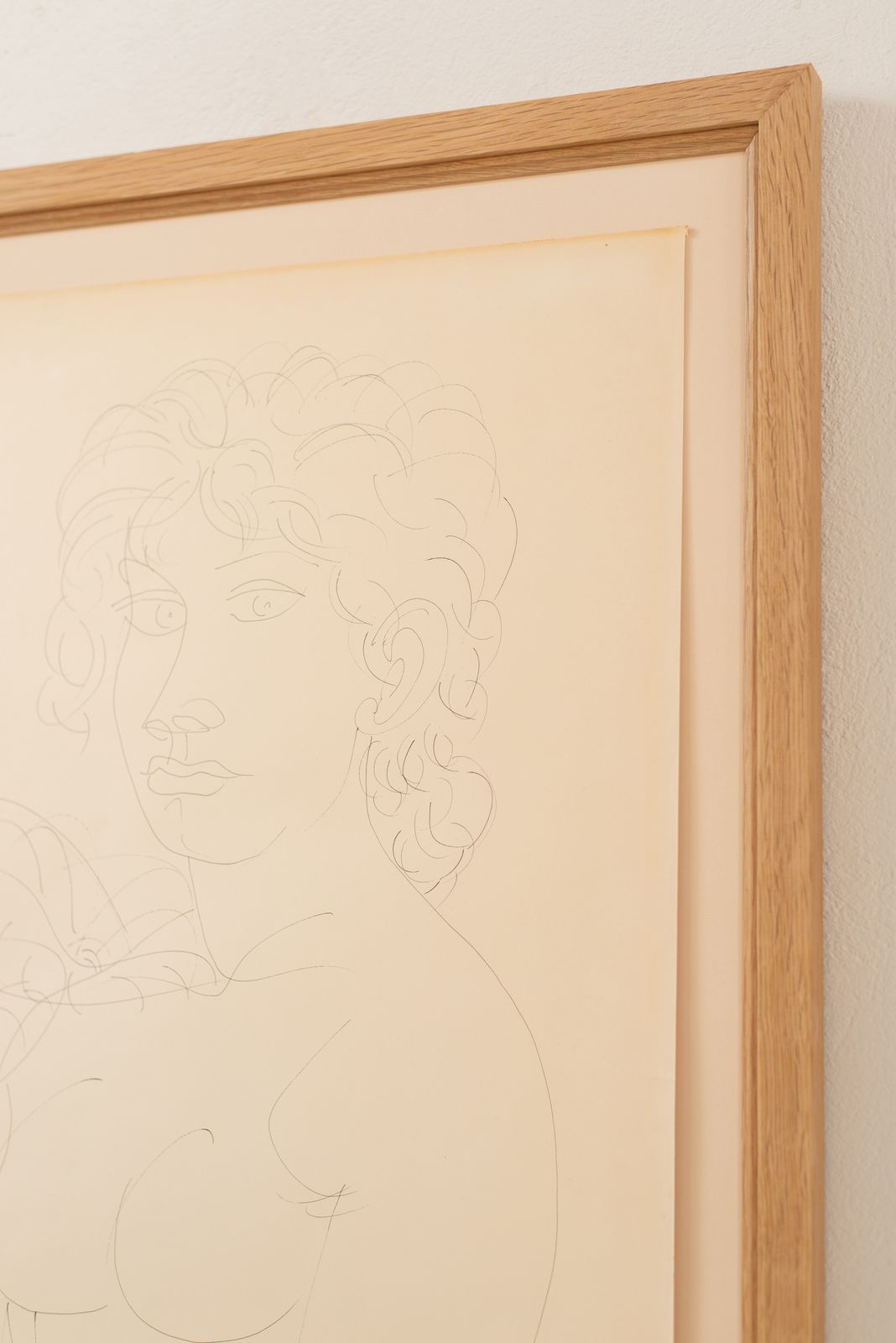 Original Ink Drawing By Antonio Zancanaro Signed And Dated 1959 photo for sale