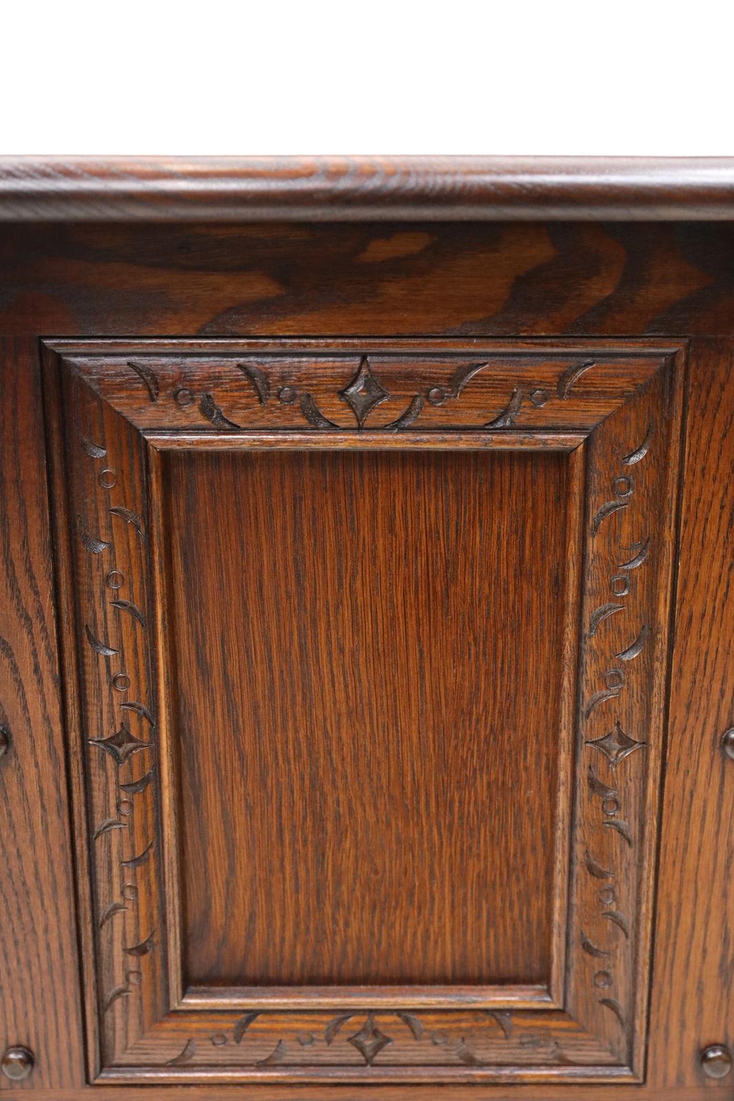 Old Charm Canted Table Finished In Tudor Brown Free Uk Delivery photo vinterior