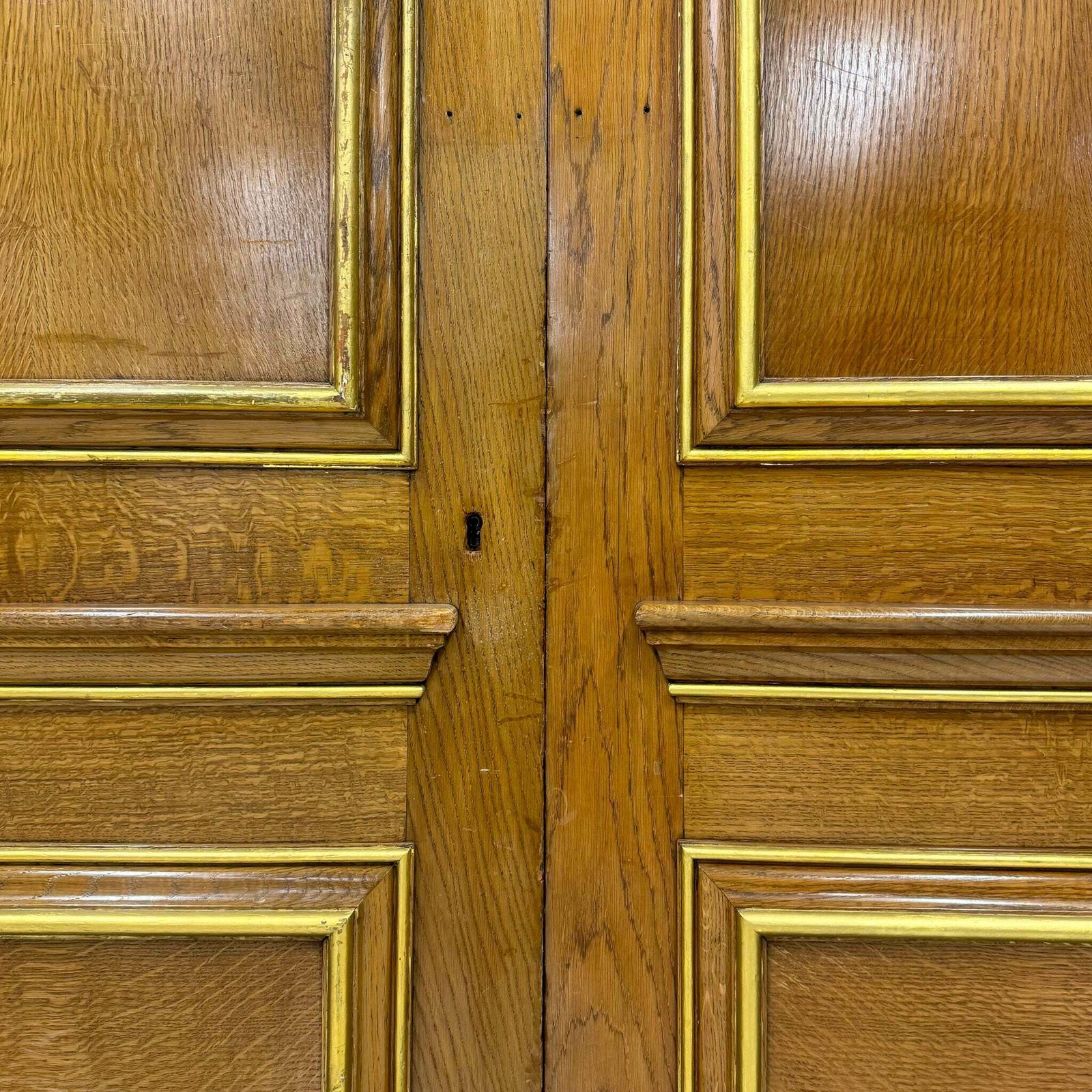 Clothworkers' Pair Of Doors With Georgian Wire Viewing Windows   214.5cm X 157.5cm photo vinterior