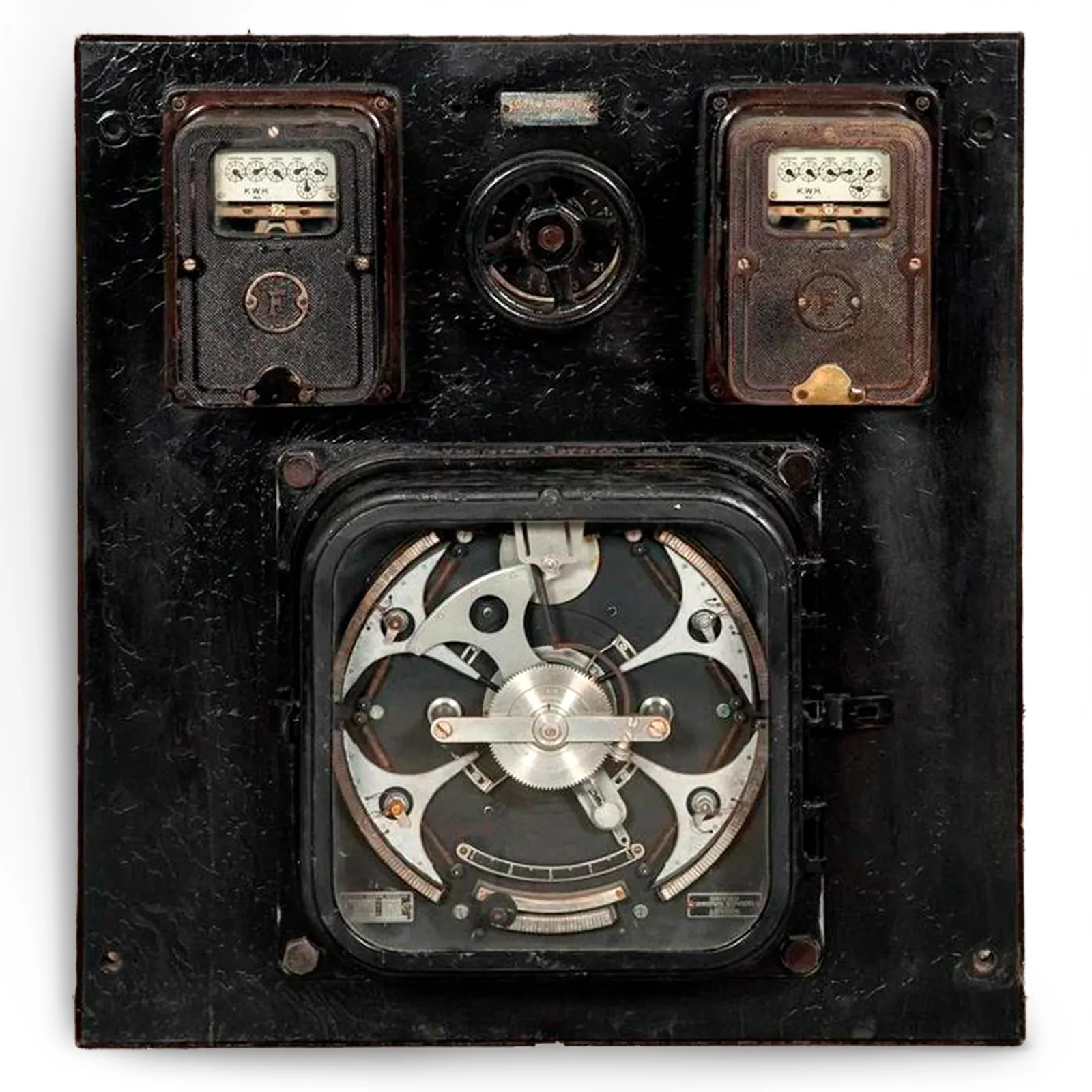 Vintage Ferranti Electric Meter From Pinewood Studios Power Station