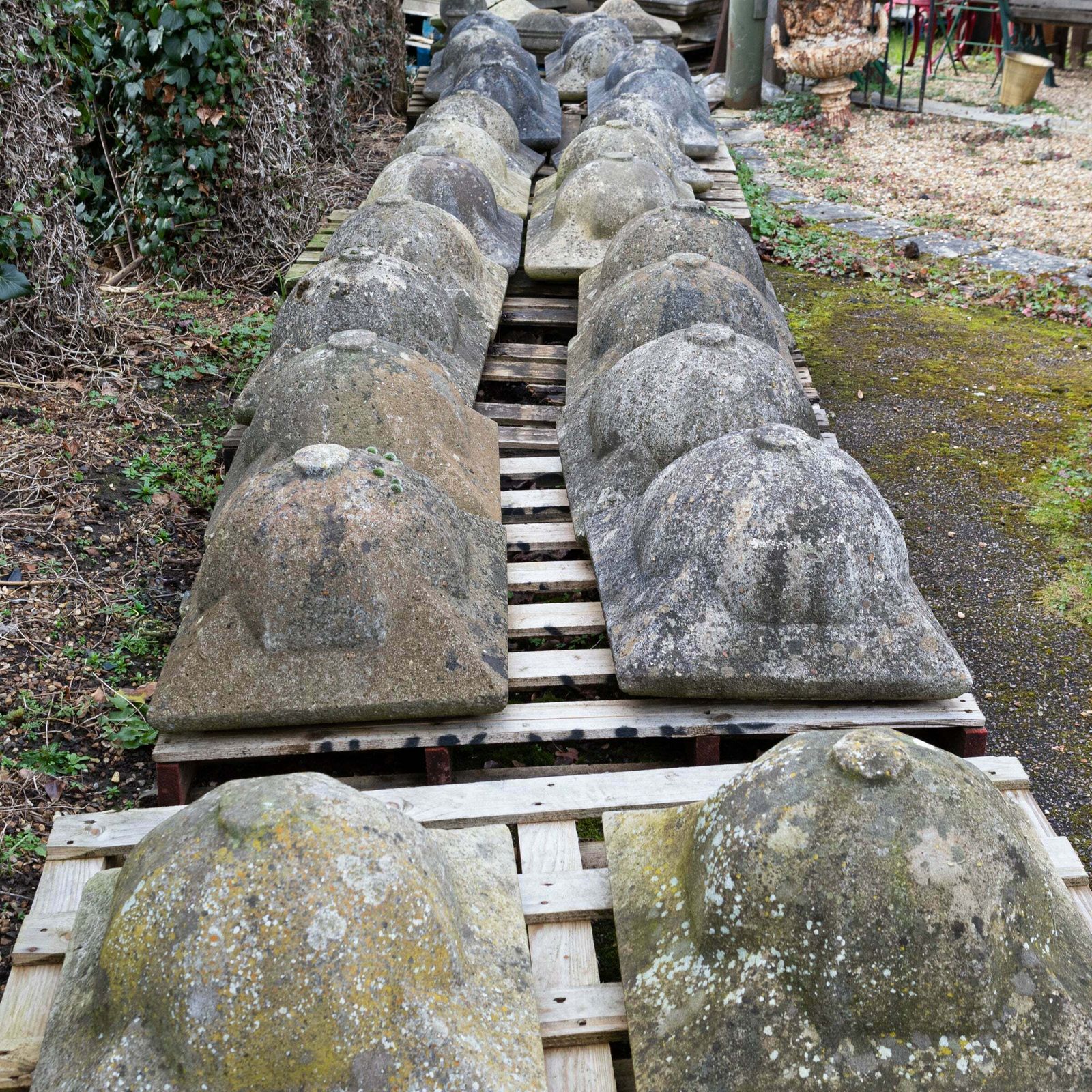 Antique Reclaimed Portland Stone Dome Pier Caps Finials | Post Tops photo 300.0