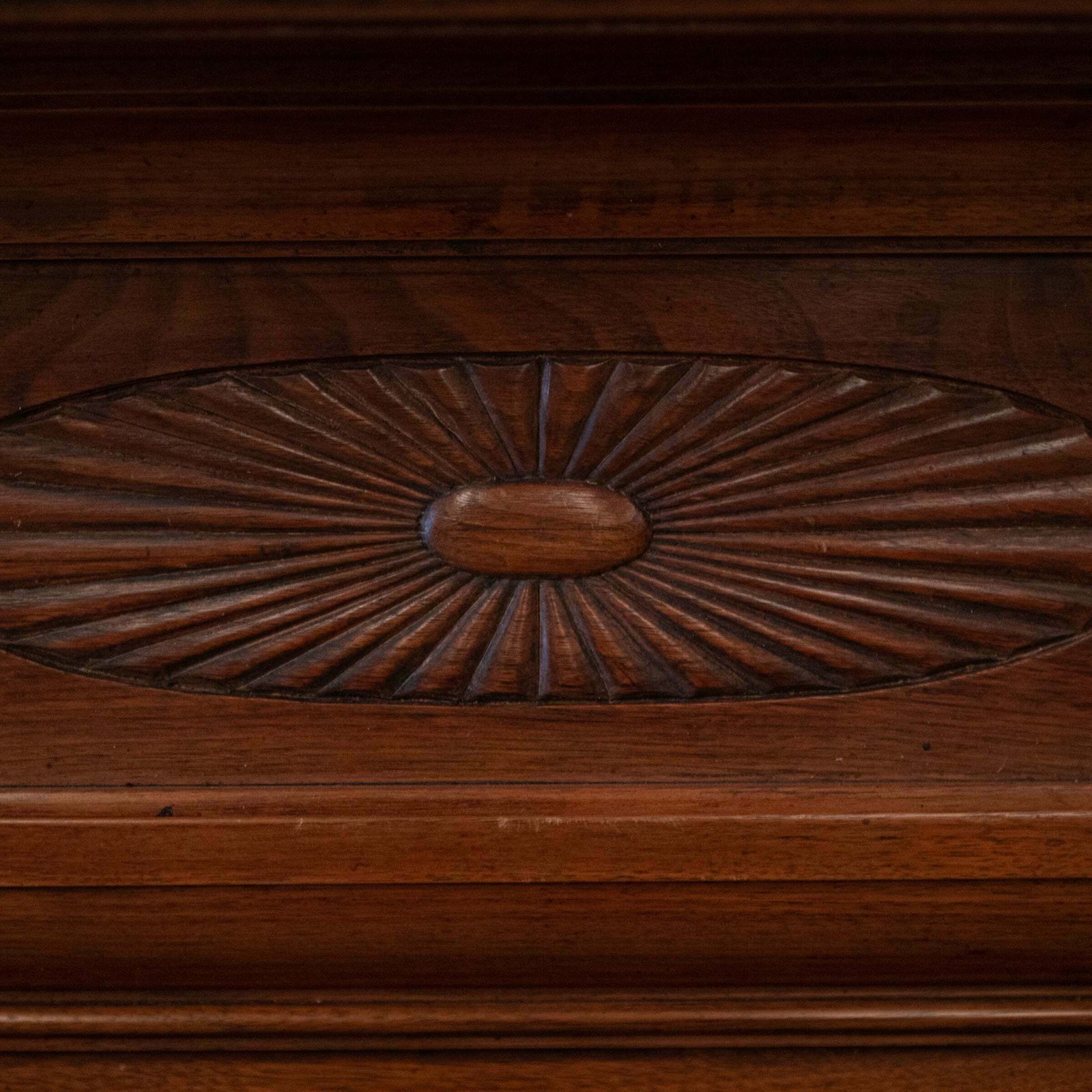 Antique Carved American Walnut Fireplace Surround photo Home Fixtures