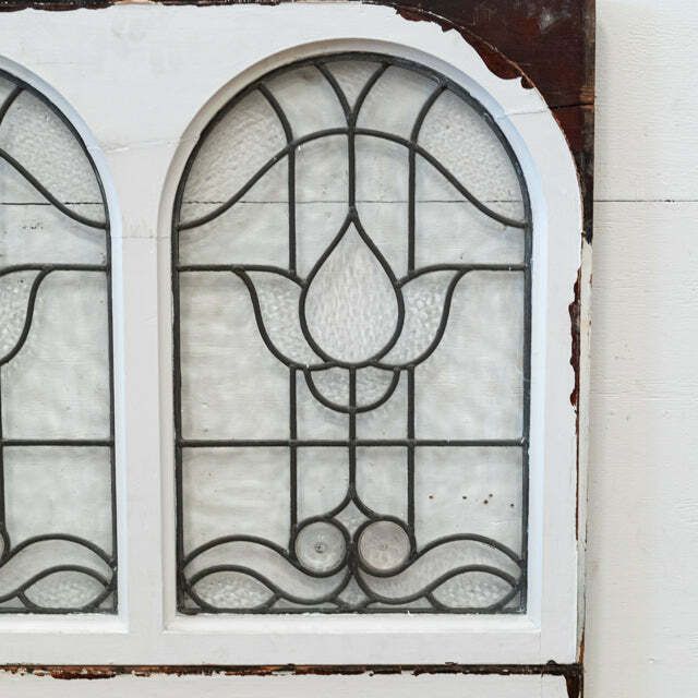 Reclaimed Stained Glass Arched Windows | Westminster Chapel photo furniture