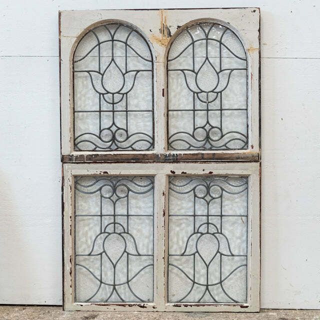 Reclaimed Stained Glass Arched Windows | Westminster Chapel photo vintage