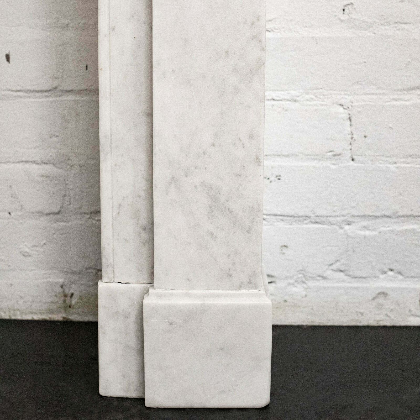 Antique 19th Century French Style Carved Marble Fireplace In Carrara Marble photo 2800.0