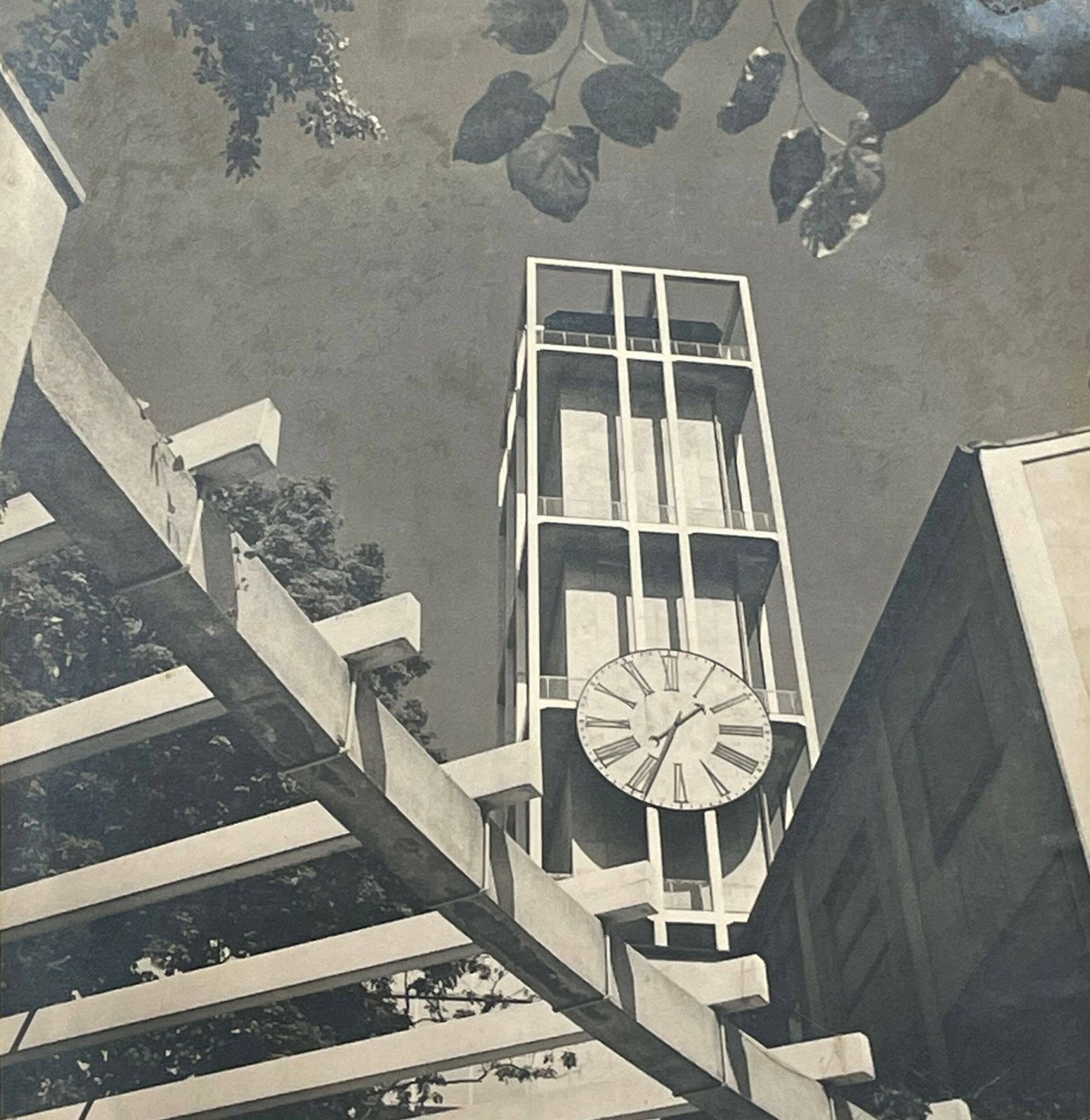 Danish Vintage Mid Century Fine Art Photography From The 1940’s “Raadhustaarnet, Aarhus” By Artist Aage Lillesøe photo furniture
