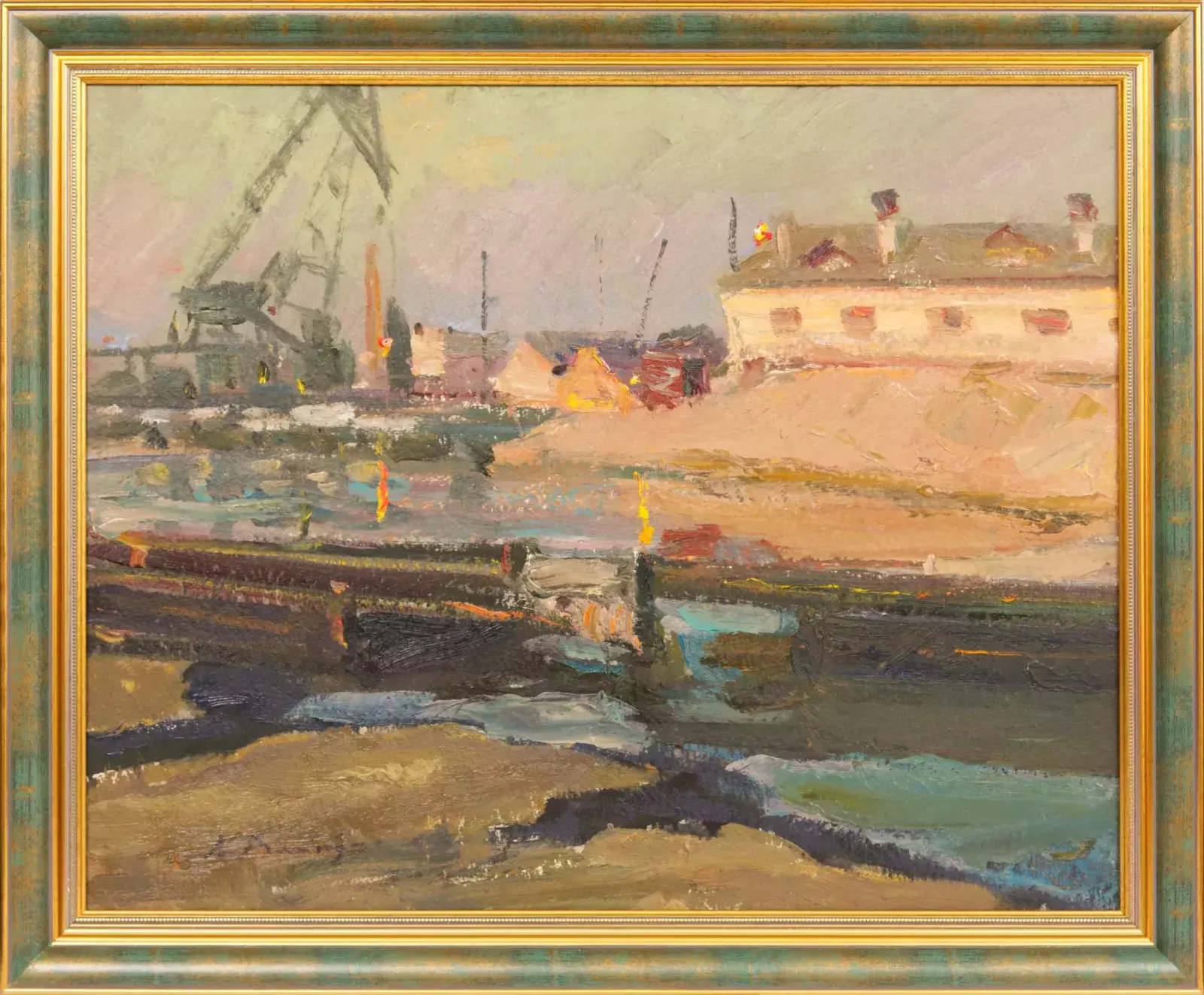 In Ventspils At The New Fishing Port