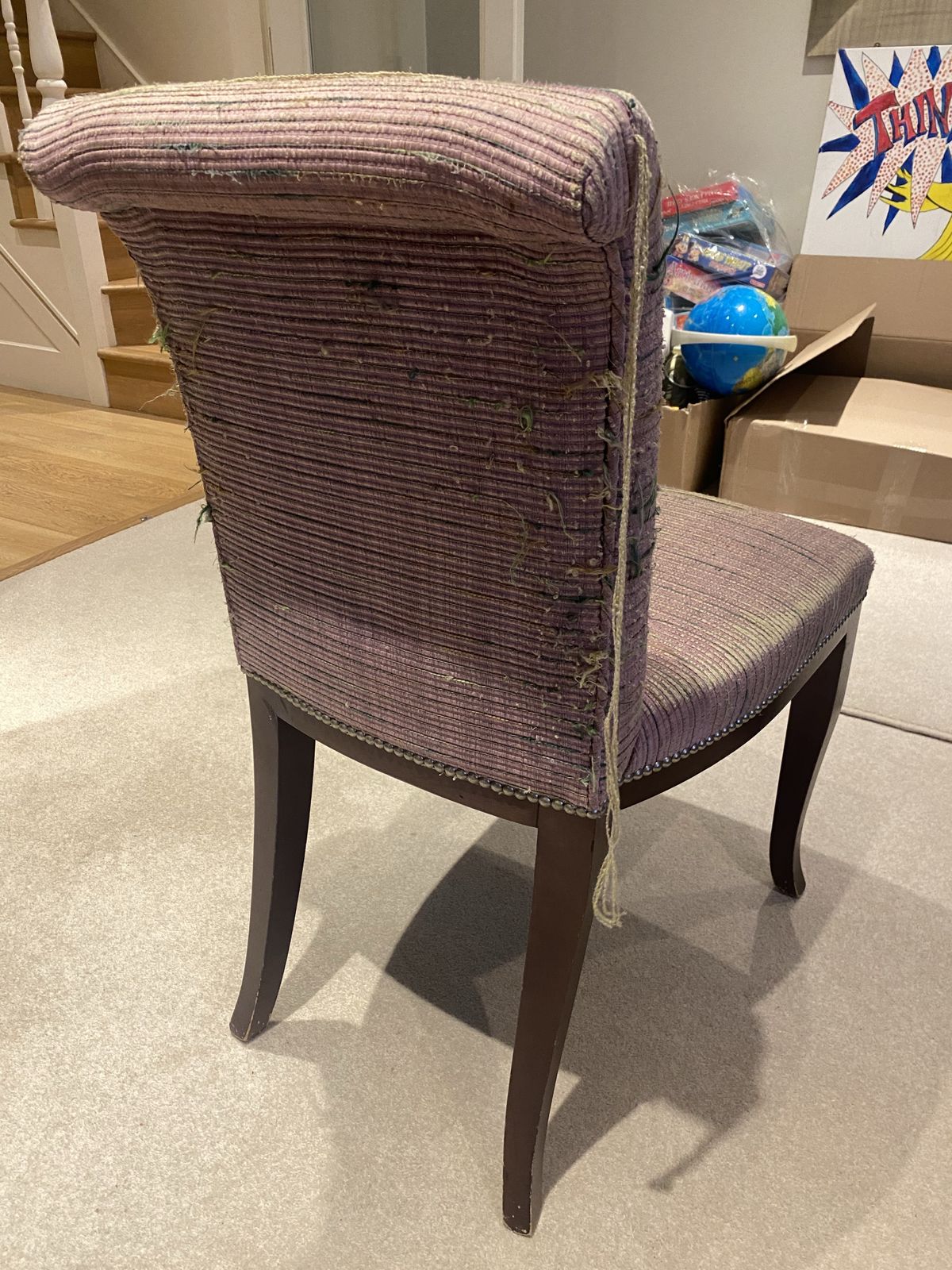 Carew Jones Sprung Uphostered Dining Chair X 8 photo for sale