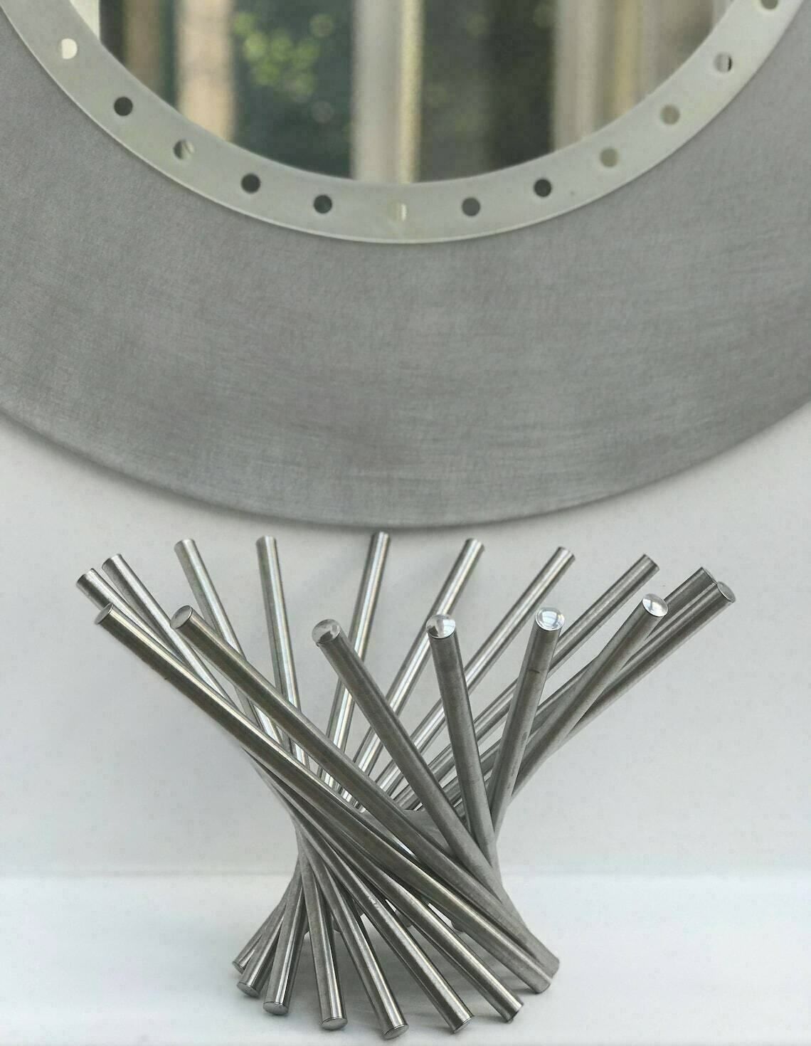 Grote Industriële Fruitschaal – Modern Design, Roestvrij Staal photo Woonaccessoires