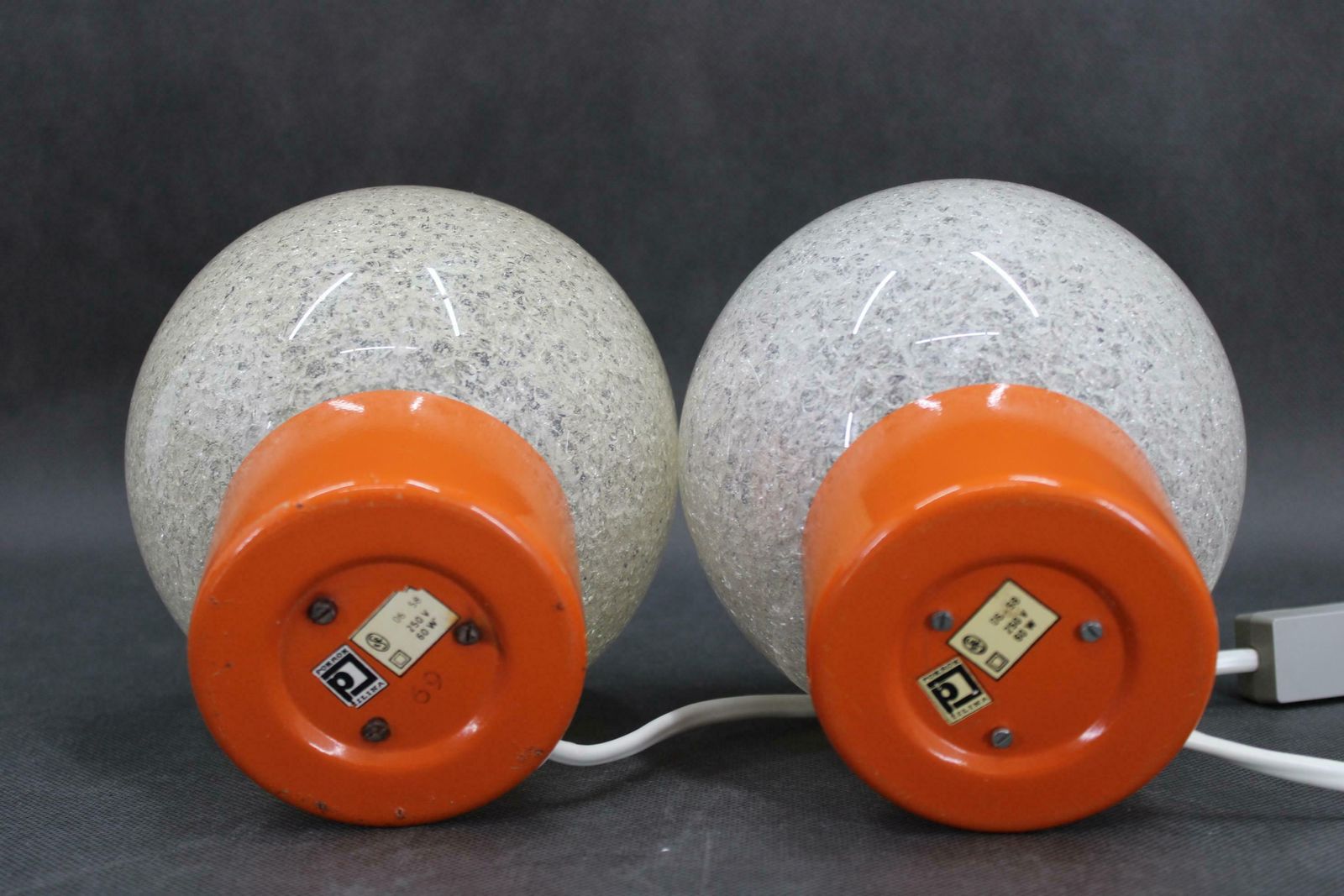 1970s Pair Of Table Lamps By Pokrok Zilina, Czechoslovakia photo vinterior