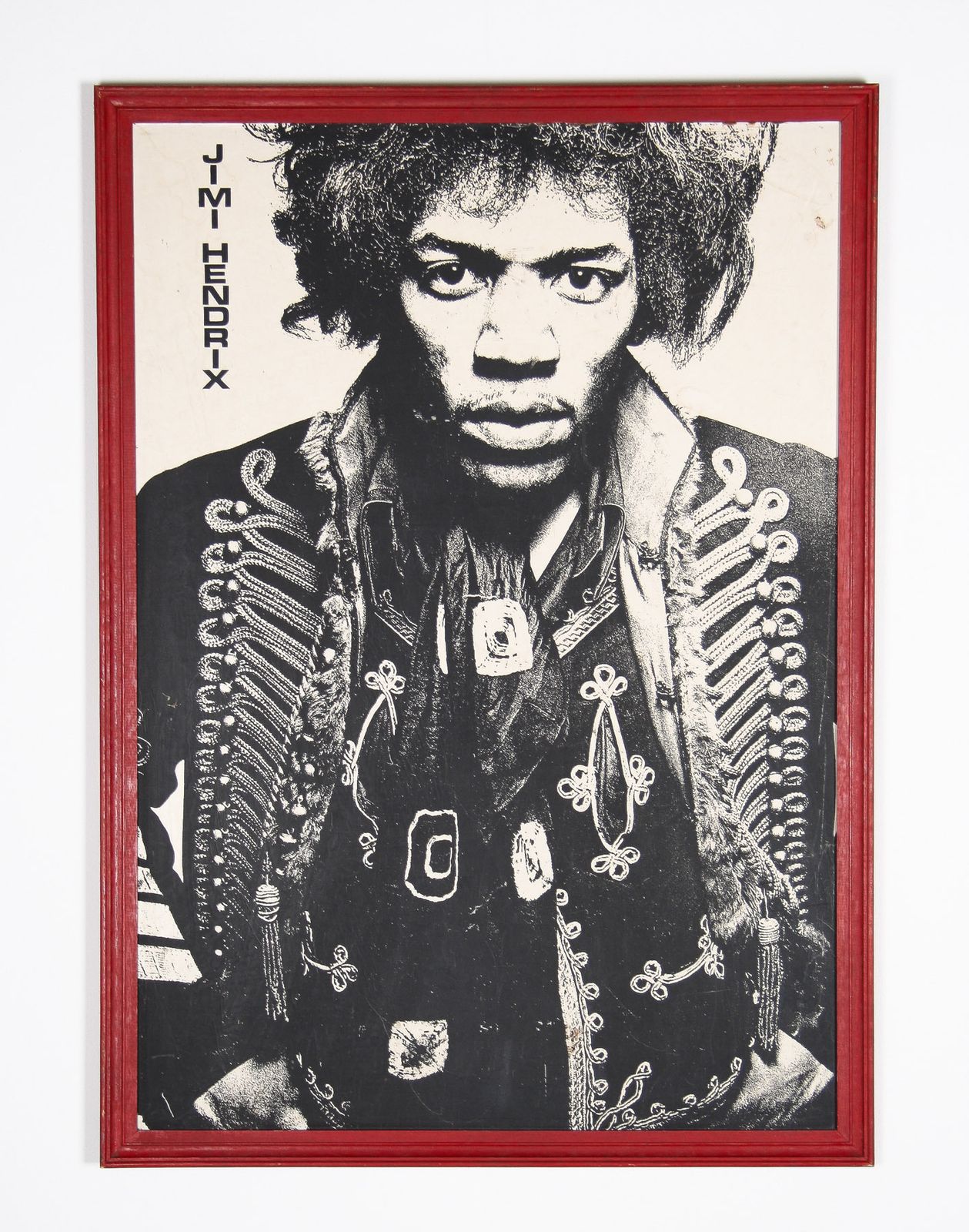 Rare Original Large Format Jimi Hendrix ‘Classic’ 1967 Gered Mankowitz Art Poster photo for sale
