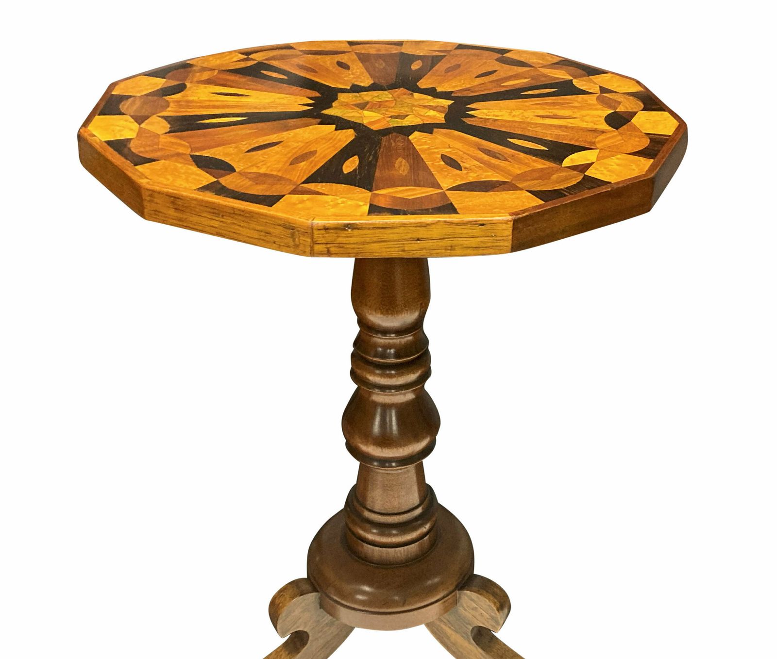 A Fine English XIX Century Specimen Wood Side Table photo Furniture
