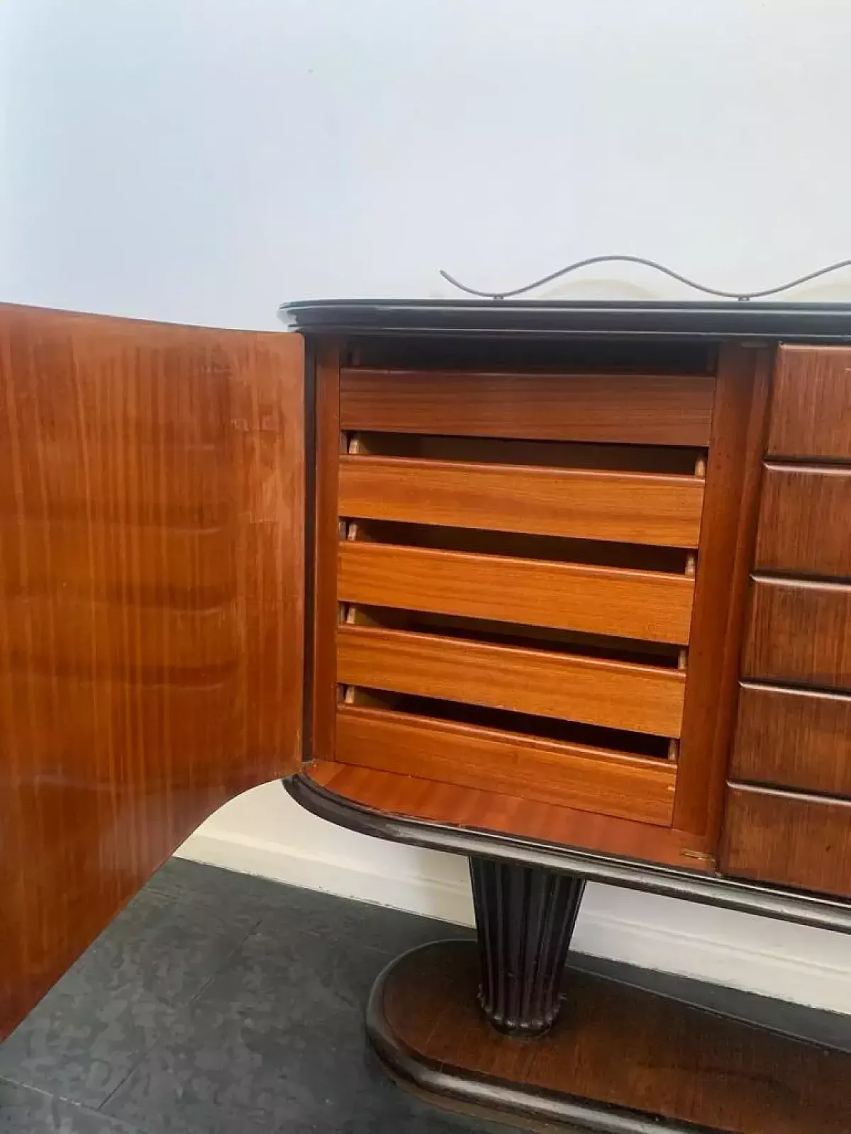 photo buy Shaped And Rusticated Sideboard Attributed To Vittorio Dassi, 1950s