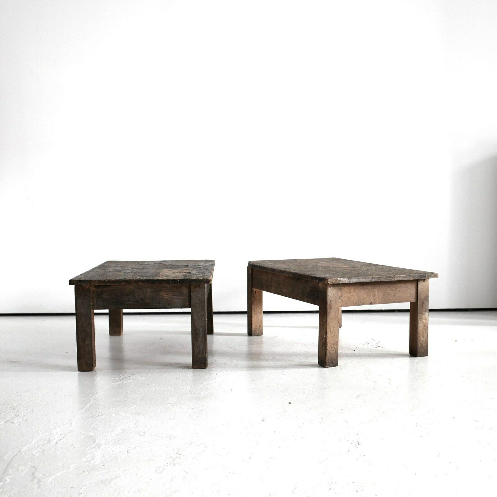 Matched Pair Of Early 20th C. Portuguese Coffee Tables photo vinterior