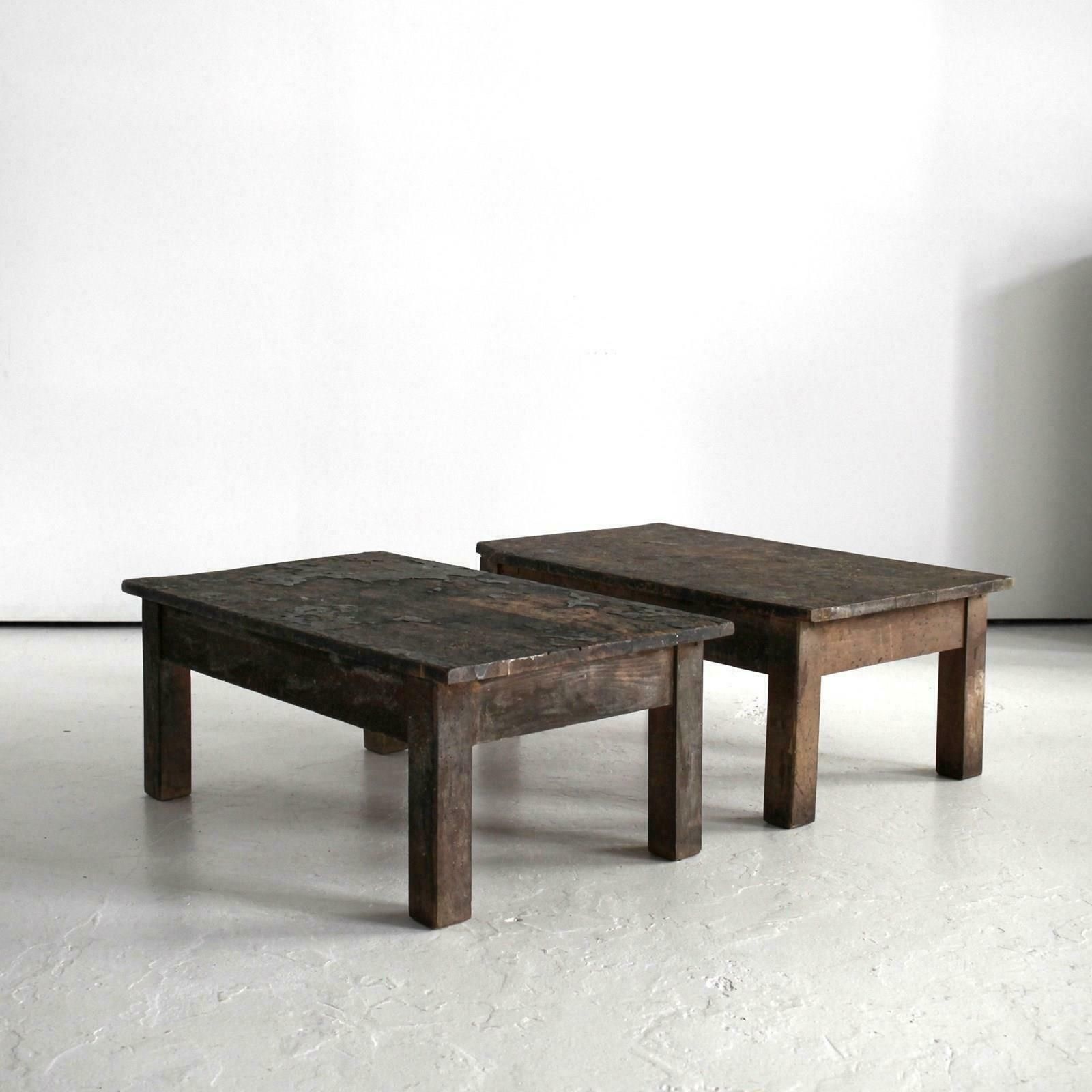 Matched Pair Of Early 20th C. Portuguese Coffee Tables photo buy