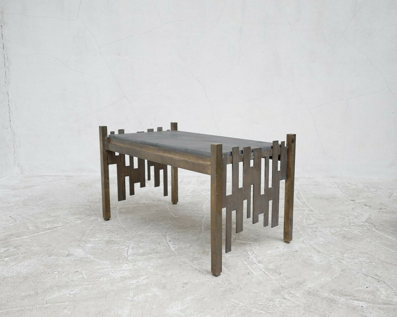 Italian Bronze Brutalist Coffee Table photo 1595.0