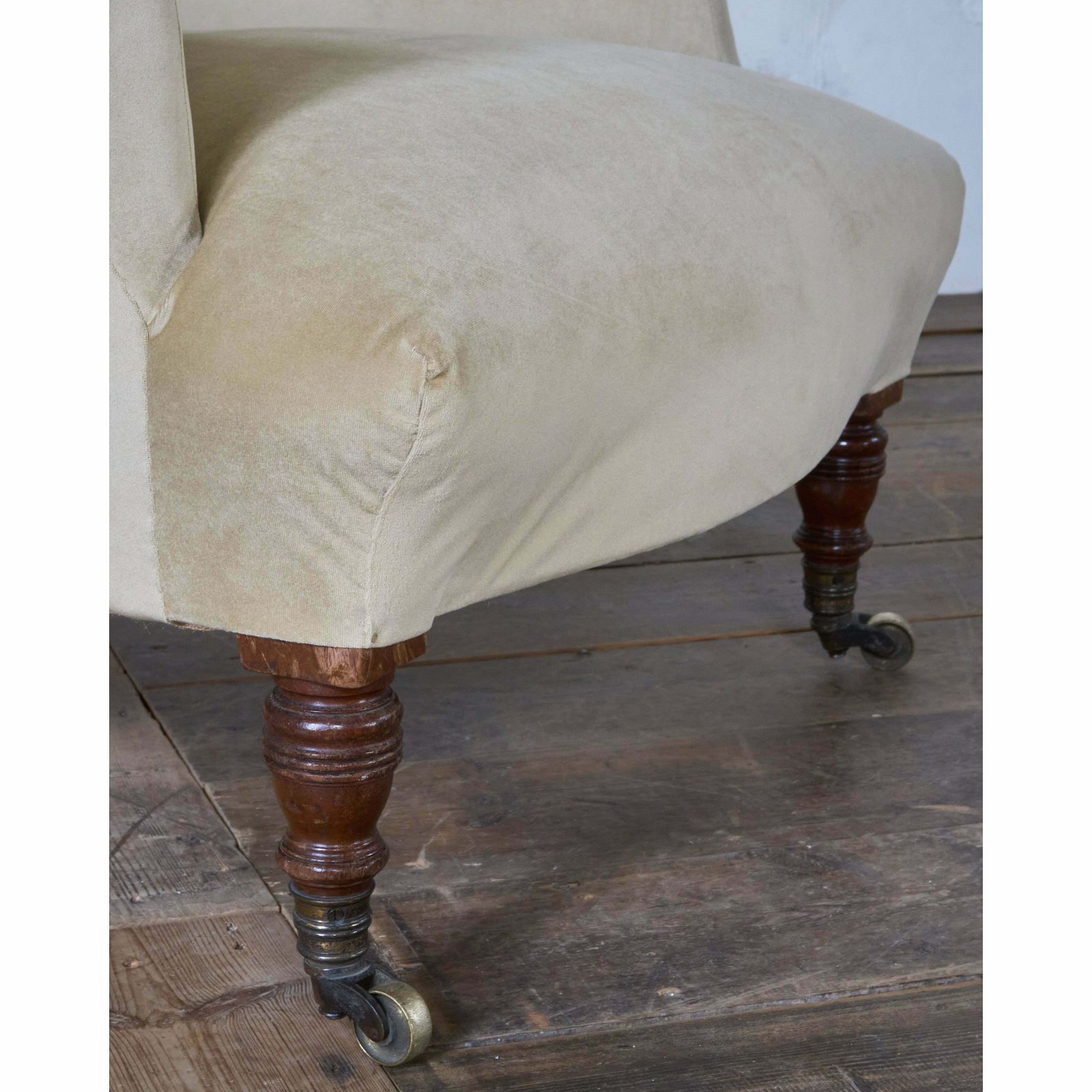 Howard And Sons Armchair In Gold Velvet photo 3445.0