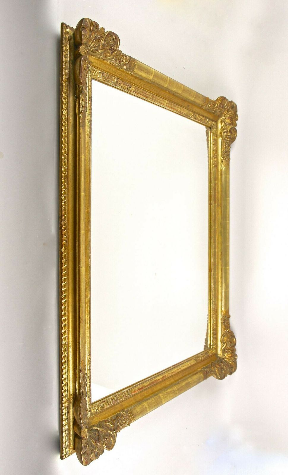 19th Century Gilt Biedermeier Wall Mirror, Handcarved, Austria Circa 1850 photo furniture