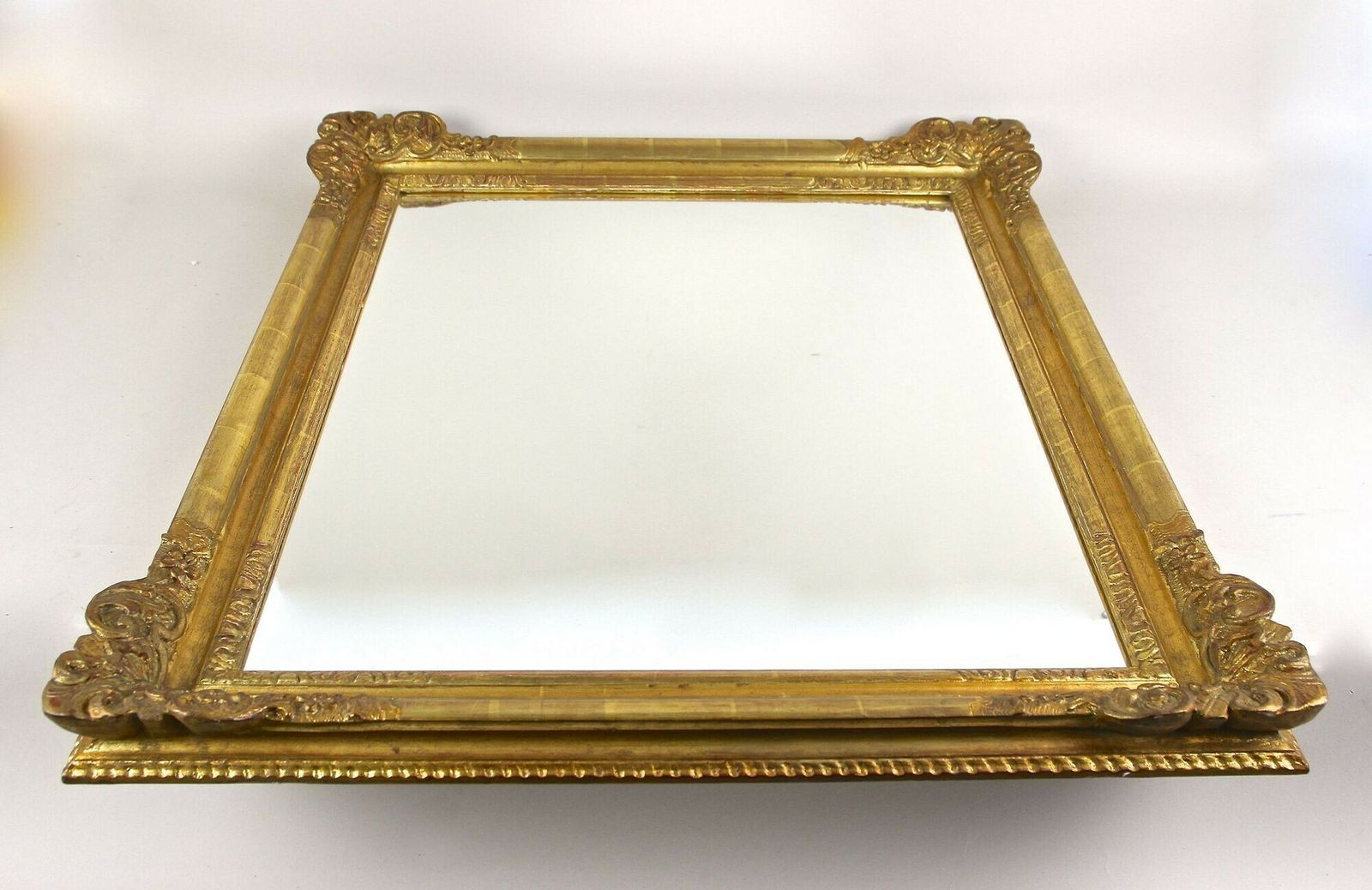 photo buy 19th Century Gilt Biedermeier Wall Mirror, Handcarved, Austria Circa 1850