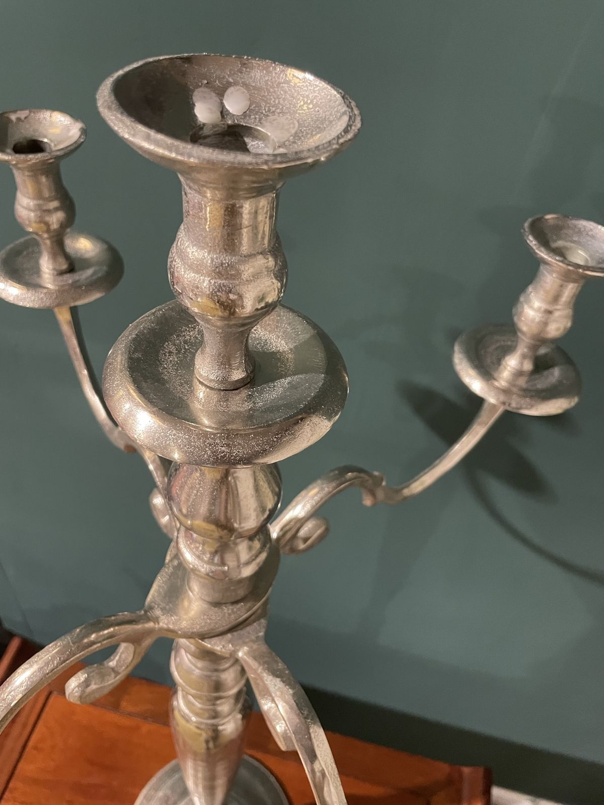 photo furniture Large Decorative Metal Candelabra