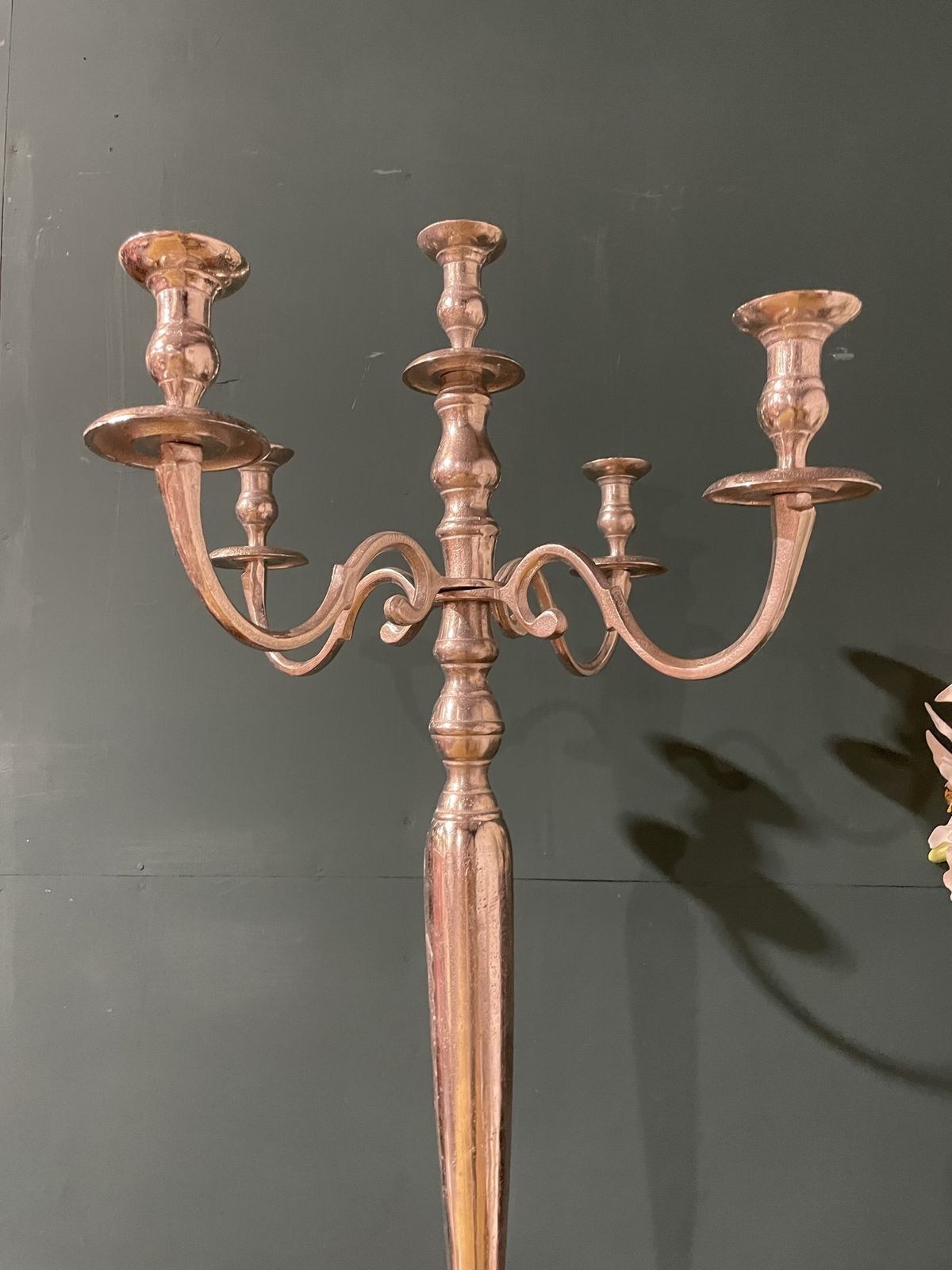 Home Decor Large Decorative Metal Candelabra photo