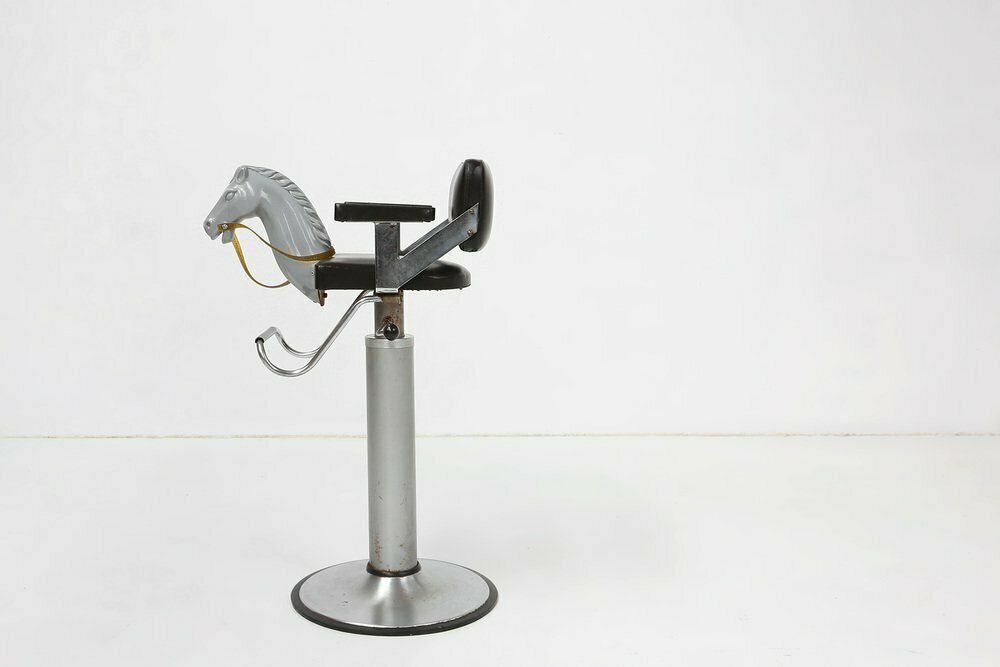 Children's Barber Chair With Horse Head, Belgium, 1950s photo Furniture