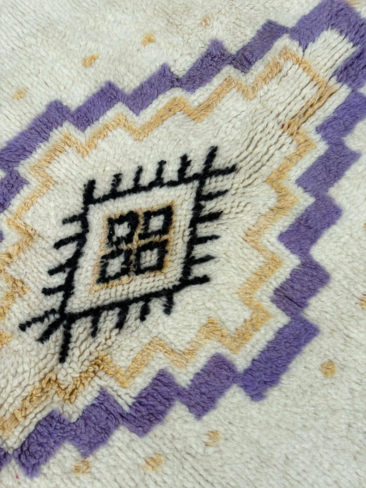 Moroccan Beni Ourain Rug 175x290 Cm   Berber Wool Carpet   Moroccan Area Rug   Handmade Rug   Moroccan Carpet   Colorful Moroccan Rug photo vintage