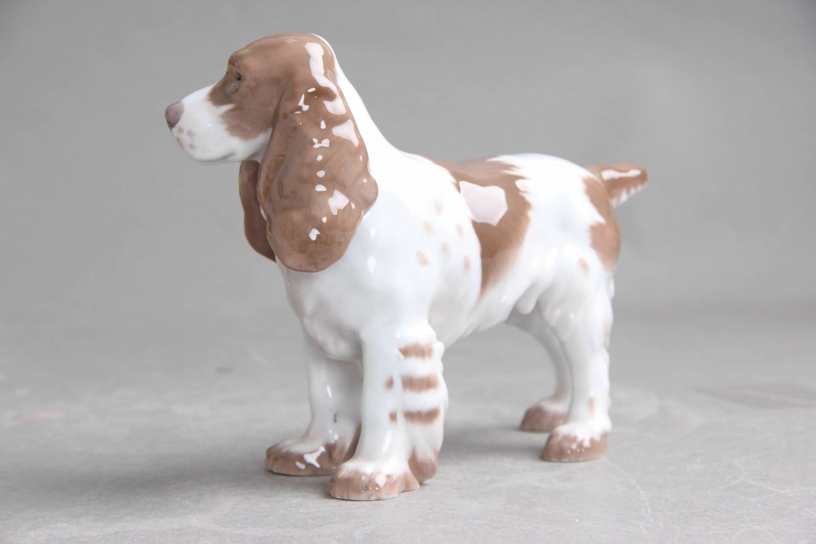 Bing And Grondahl Figure Cocker Spaniel No. 2095, Danish Hand Painted Porcelain photo Home Decor