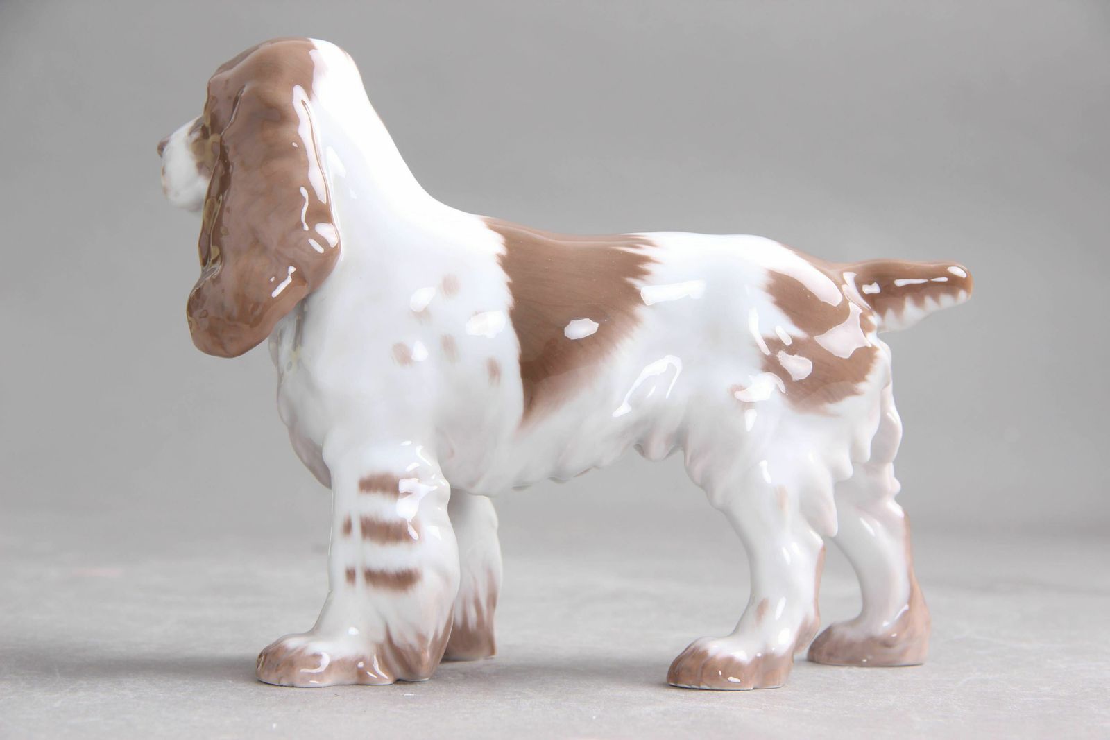 photo furniture Bing And Grondahl Figure Cocker Spaniel No. 2095, Danish Hand Painted Porcelain