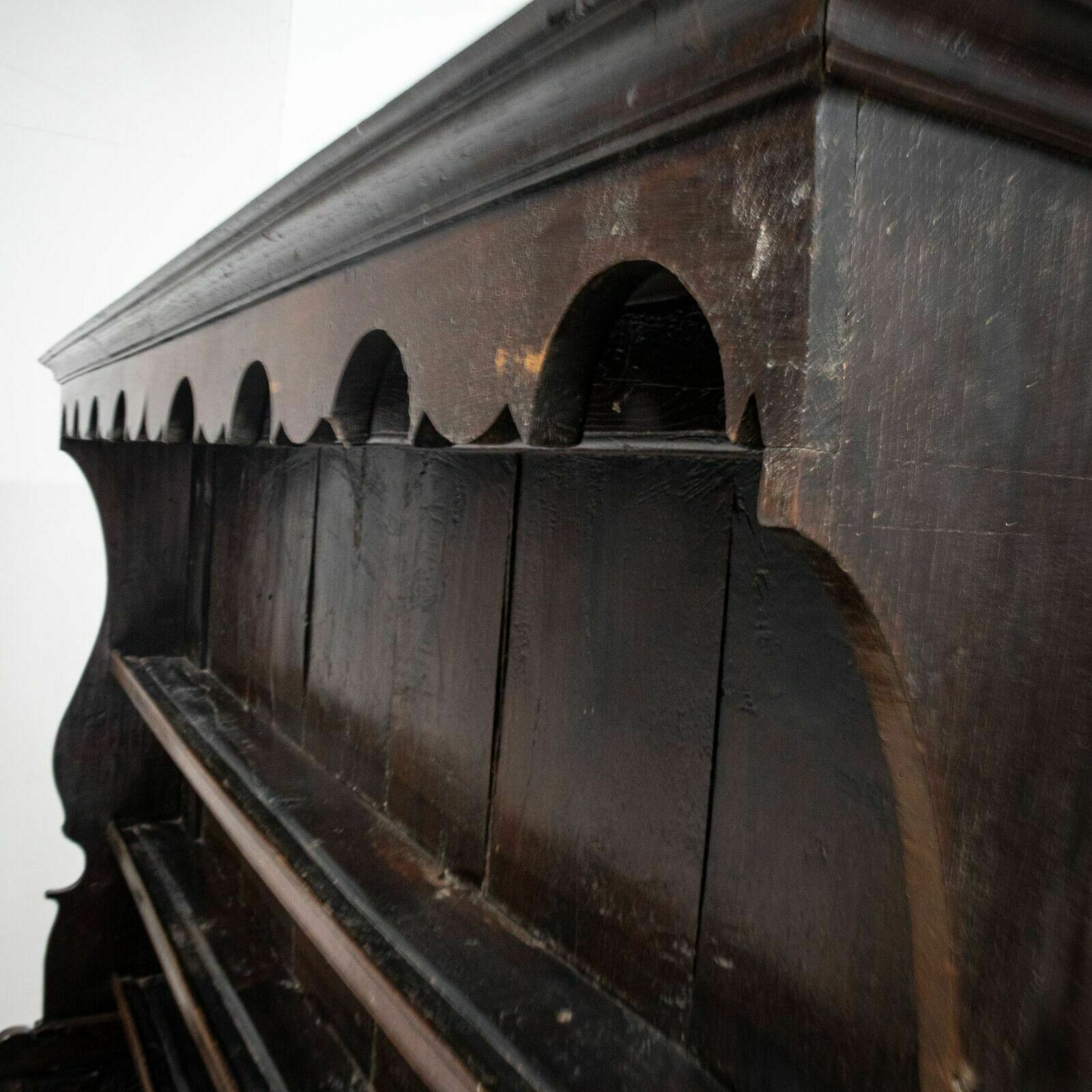 18th Century Oak Dresser With Plate Rack photo 1435.0