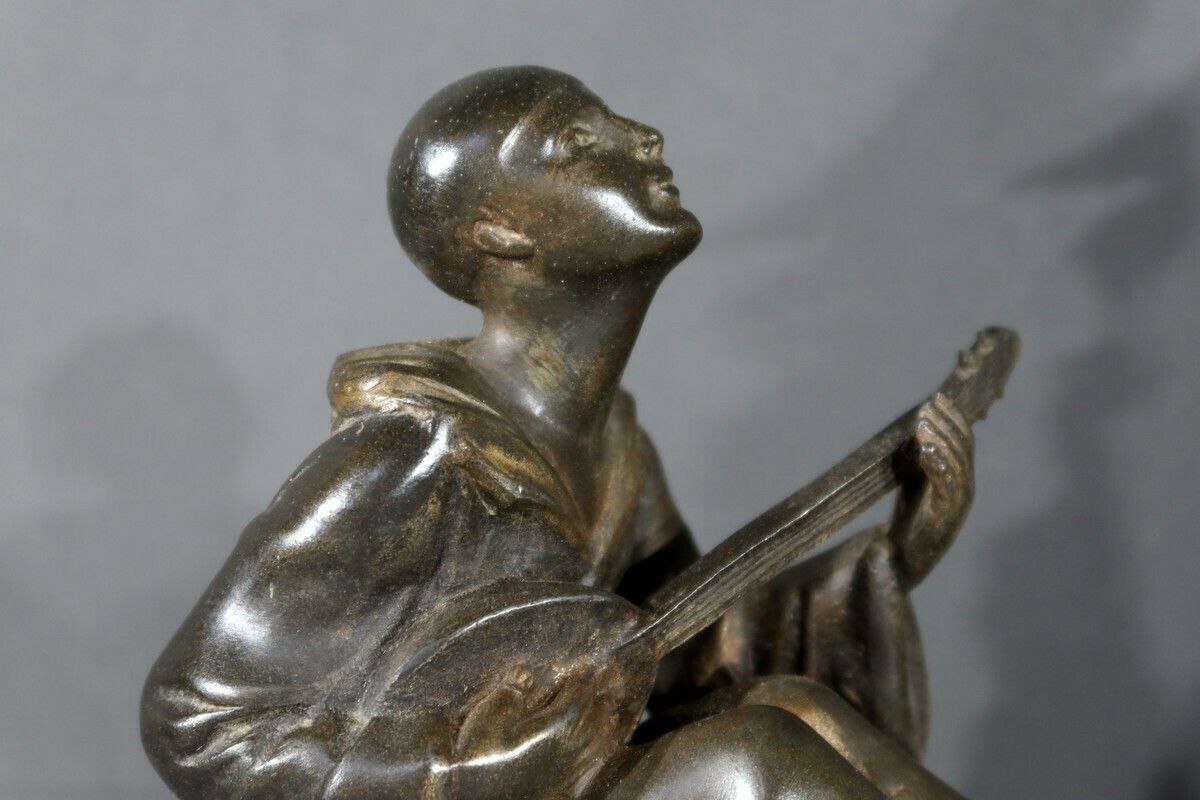 Regulate Sculpture Of Pierrot And Columbine – Early 20th Century photo buy