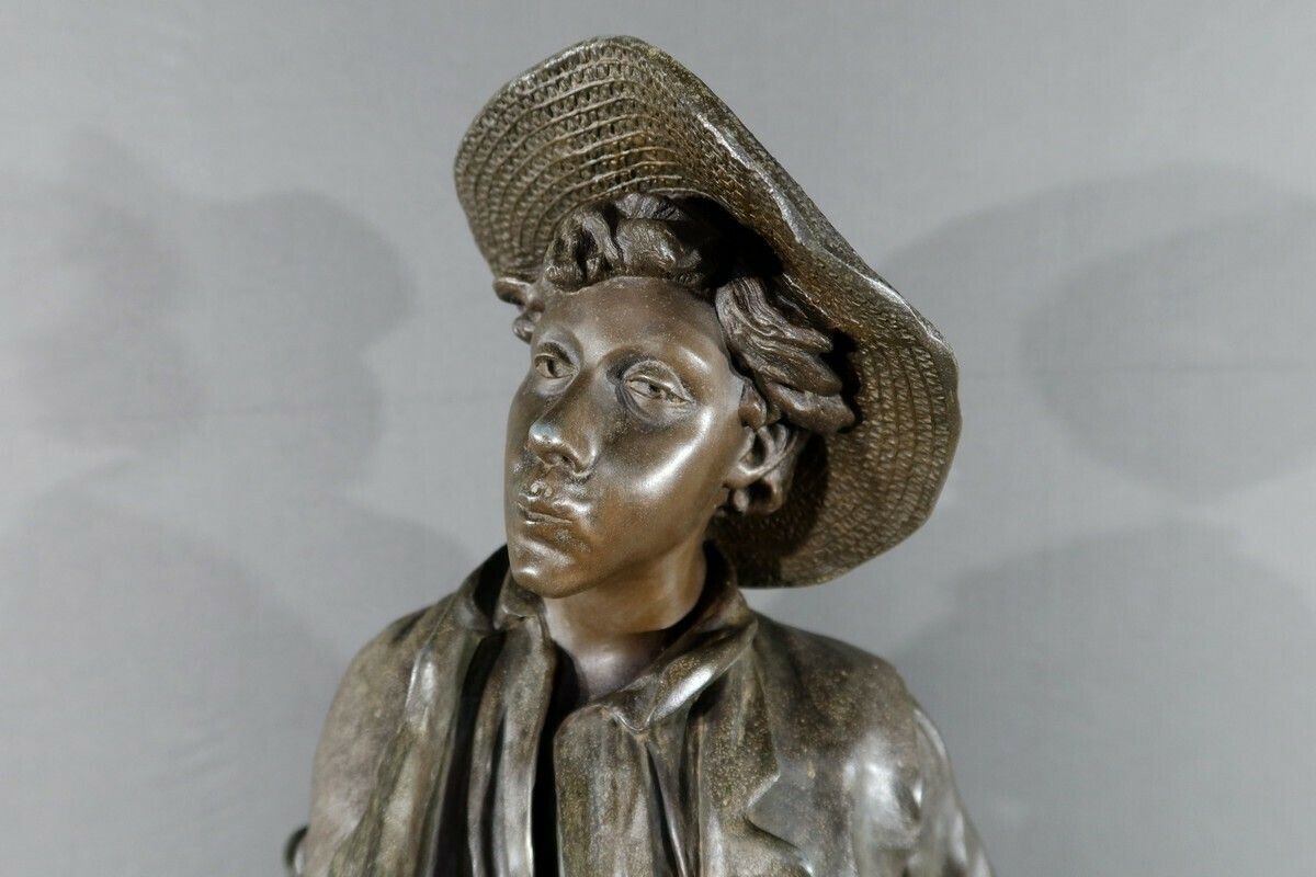 Pair Of Spelter Sculptures, Signed H.Weiss – Late 19th Century photo vinterior