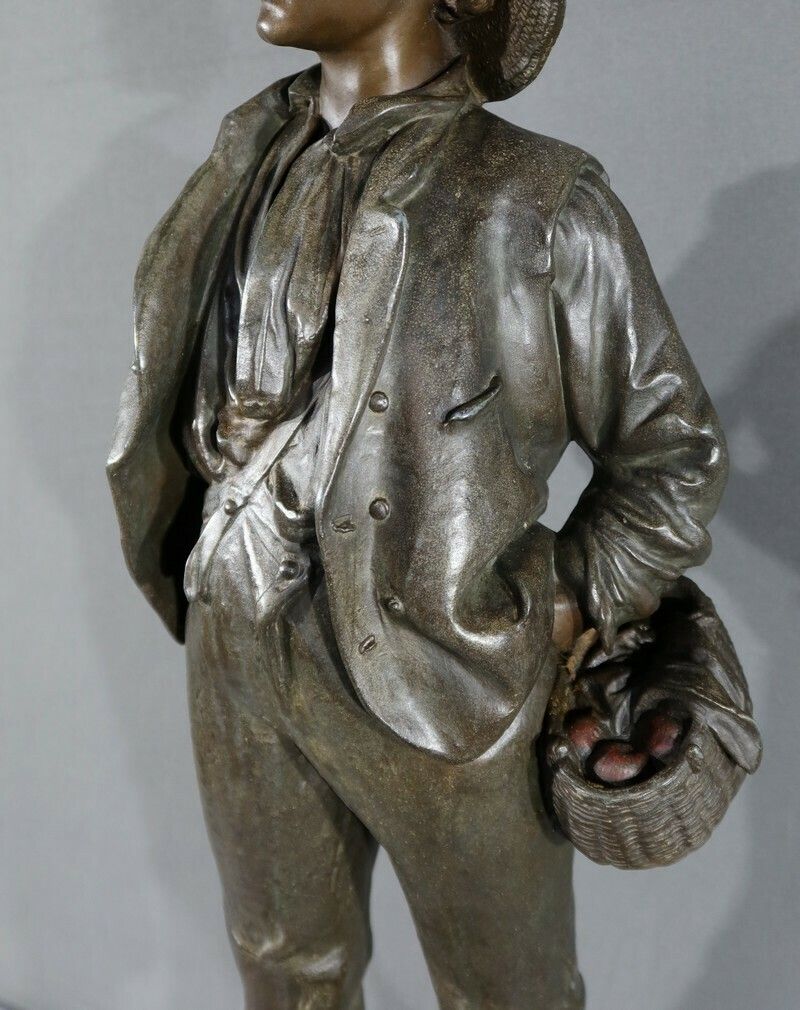 1400.0 Pair Of Spelter Sculptures, Signed H.Weiss – Late 19th Century photo