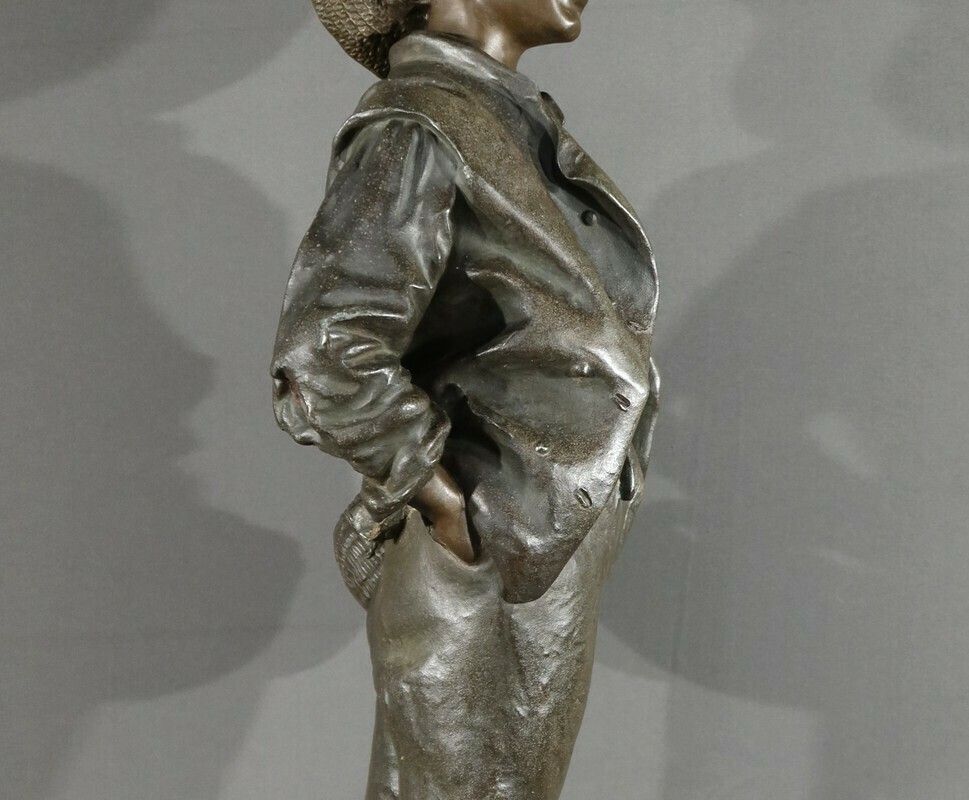 photo buy Pair Of Spelter Sculptures, Signed H.Weiss – Late 19th Century