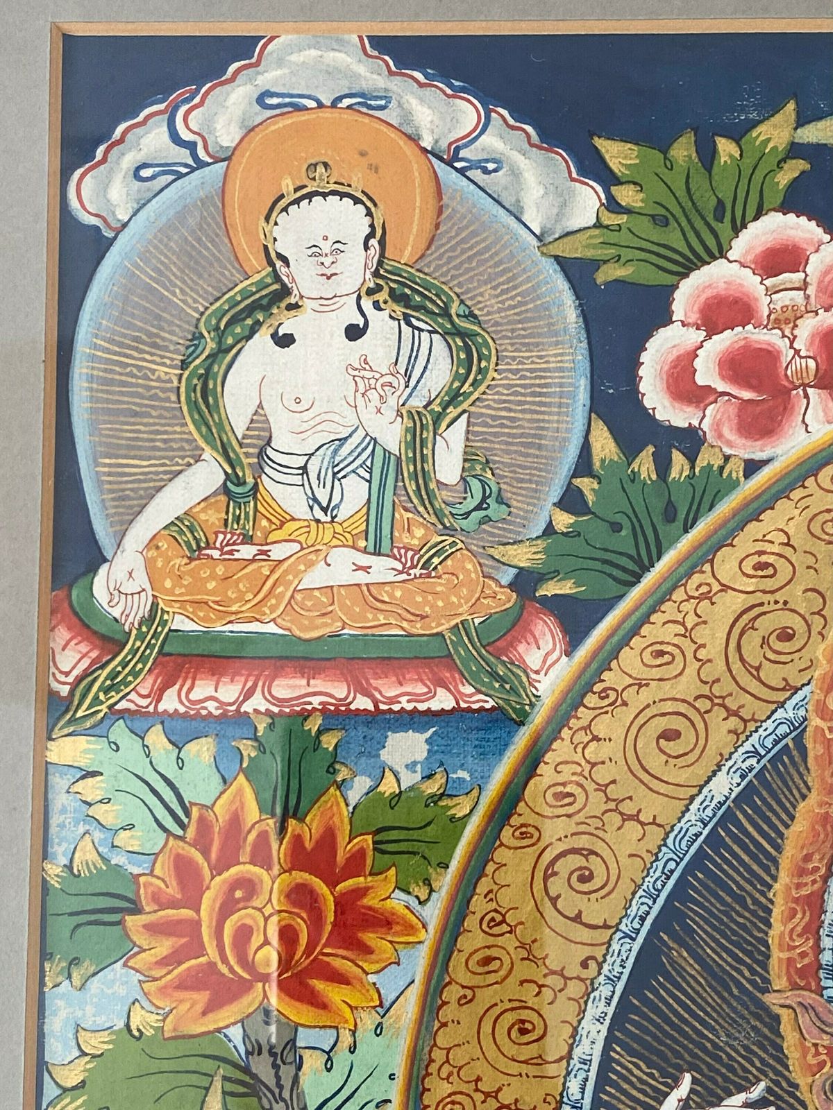 Original Keliki Painting, Balinese Art, Bali Art, Ubud Painting, Green Mount Print, Framed Art photo for sale