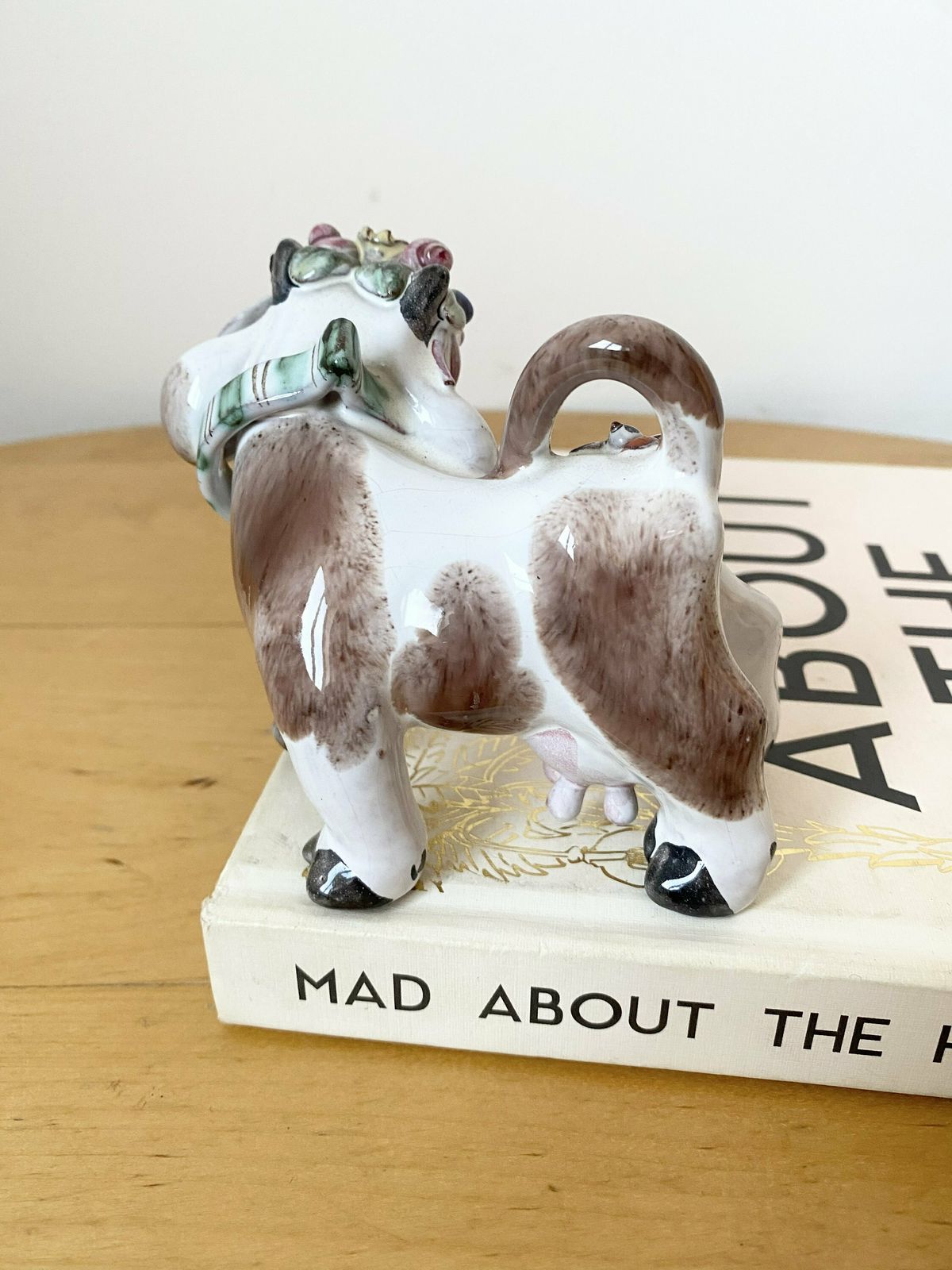 Vintage Austria Leopold Anzengruber Keramick Wien Cow Figurine photo buy