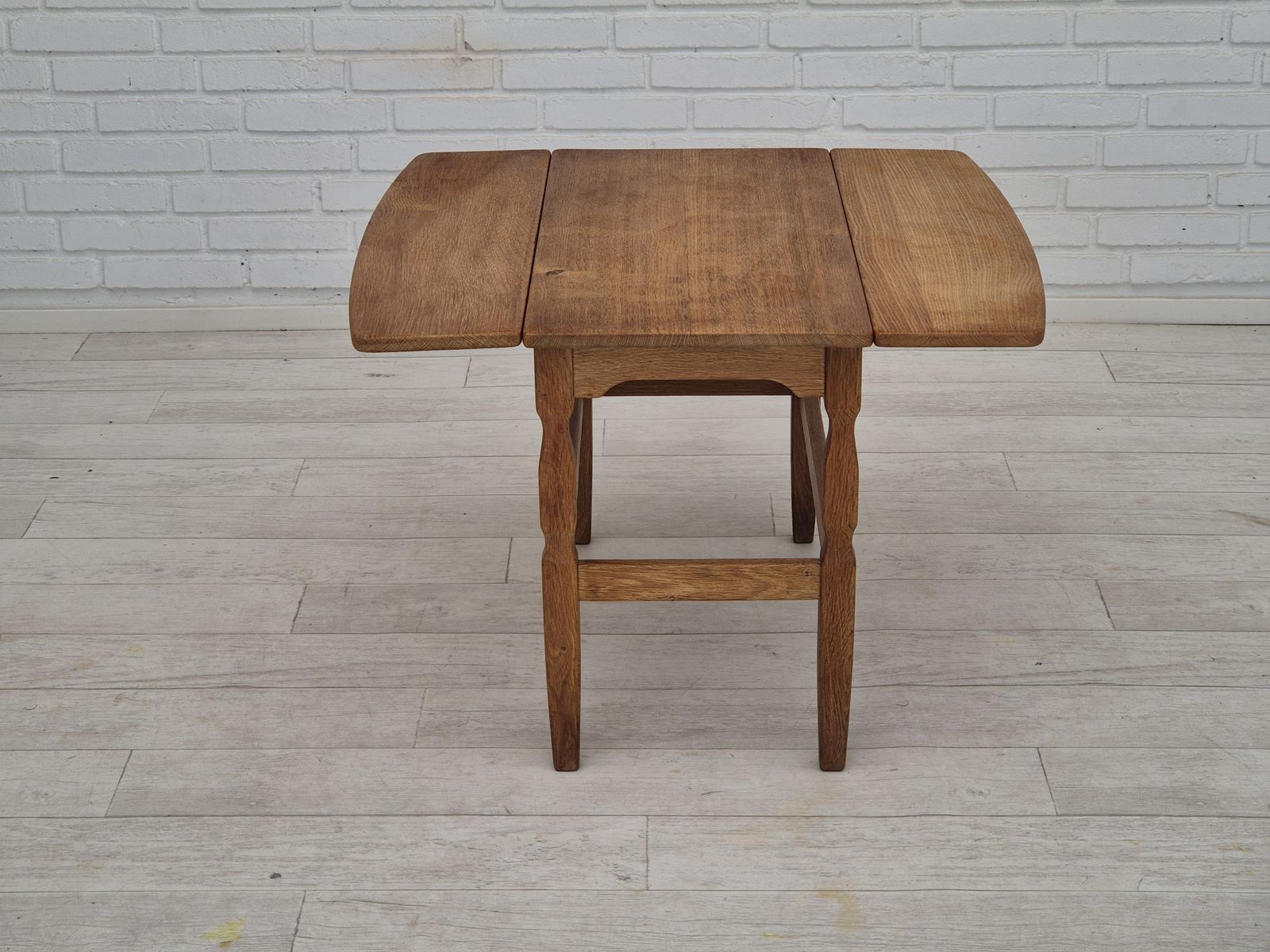 1970s, Danish Design By Henning Kjærnulf For Eg Kvalitetsmøbel, Foldable Table, Oak. photo 695.0