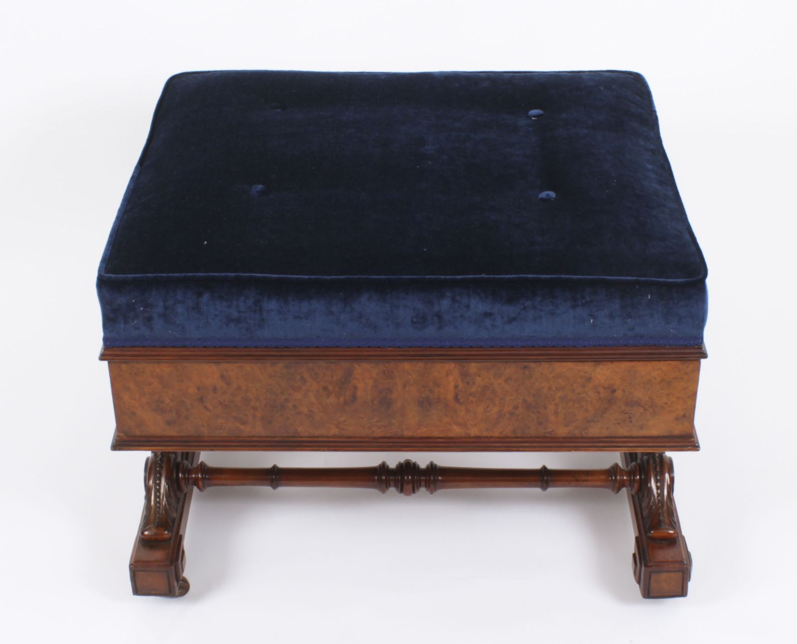 Antique French Empire Stool Circa 1820 19th C photo Furniture