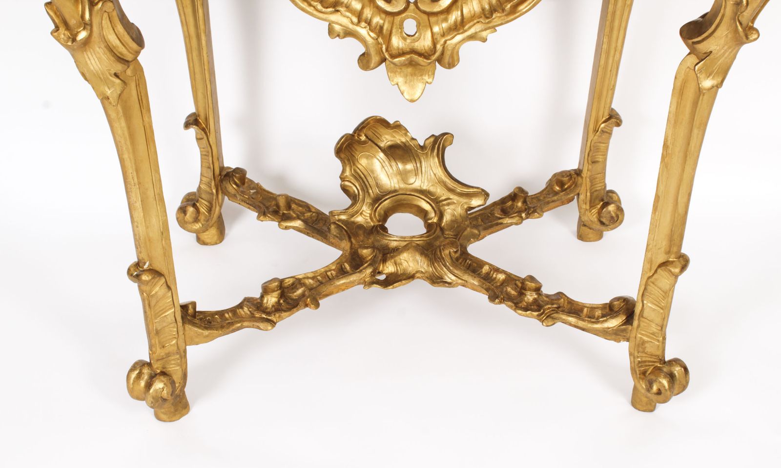 photo furniture French Rococo Carved Giltwood Console Pier C1770 18th C