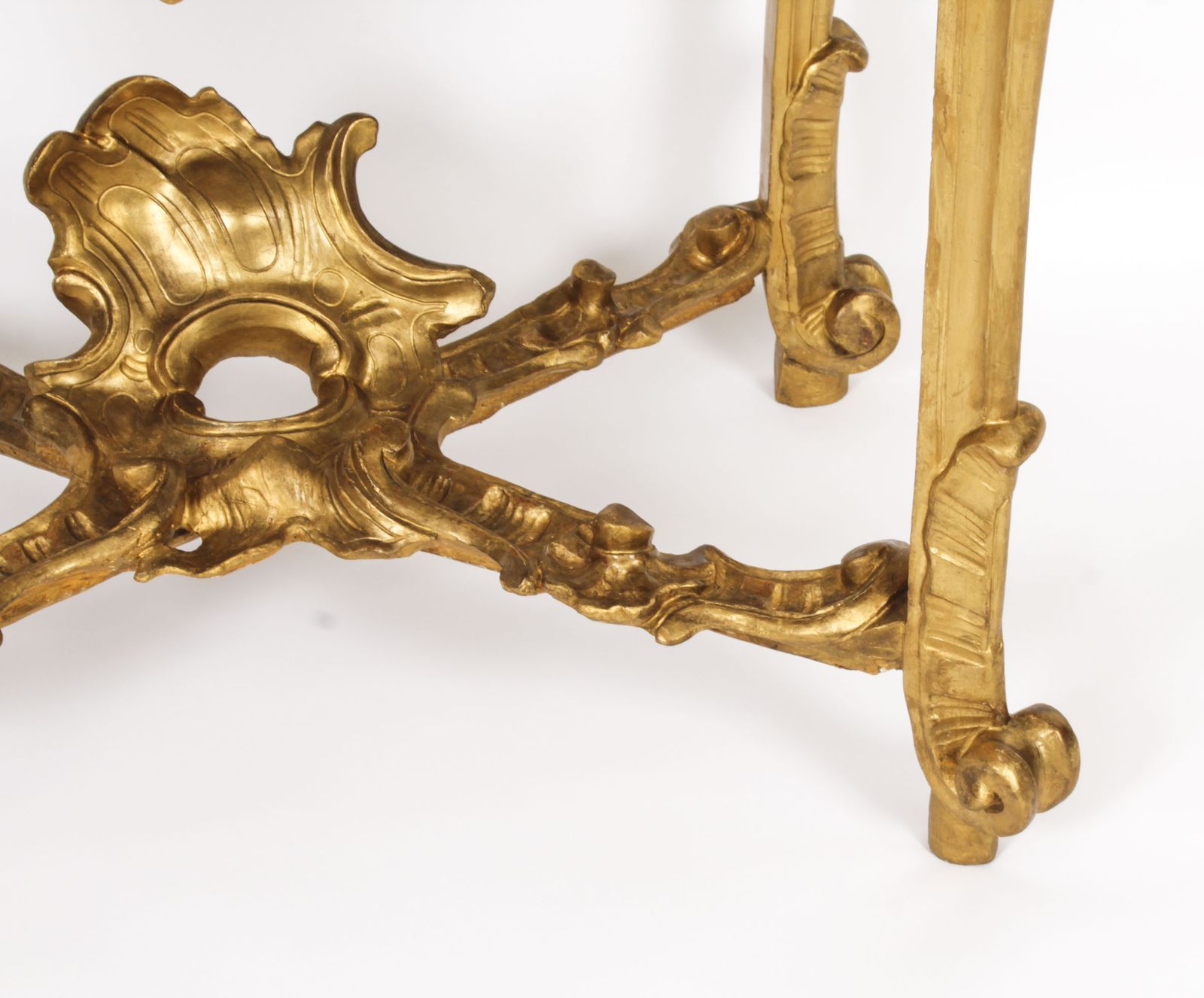 photo for sale French Rococo Carved Giltwood Console Pier C1770 18th C