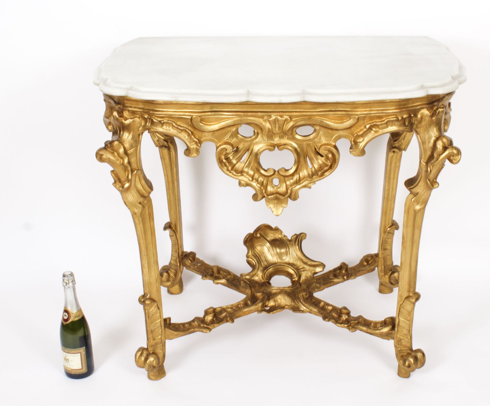 photo buy French Rococo Carved Giltwood Console Pier C1770 18th C