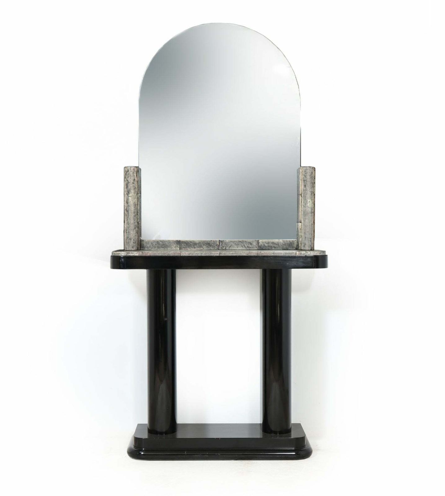 Art Deco Console And Mirror With Shagreen