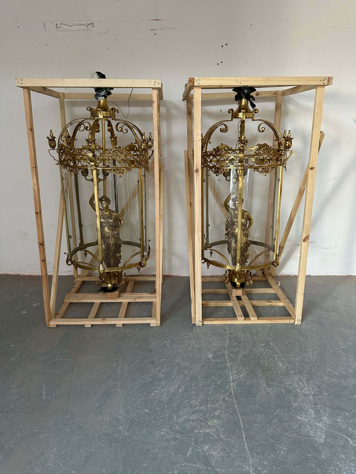 Stunning 1950’s Liberty Lanterns From Nyc (Pair Available) photo furniture